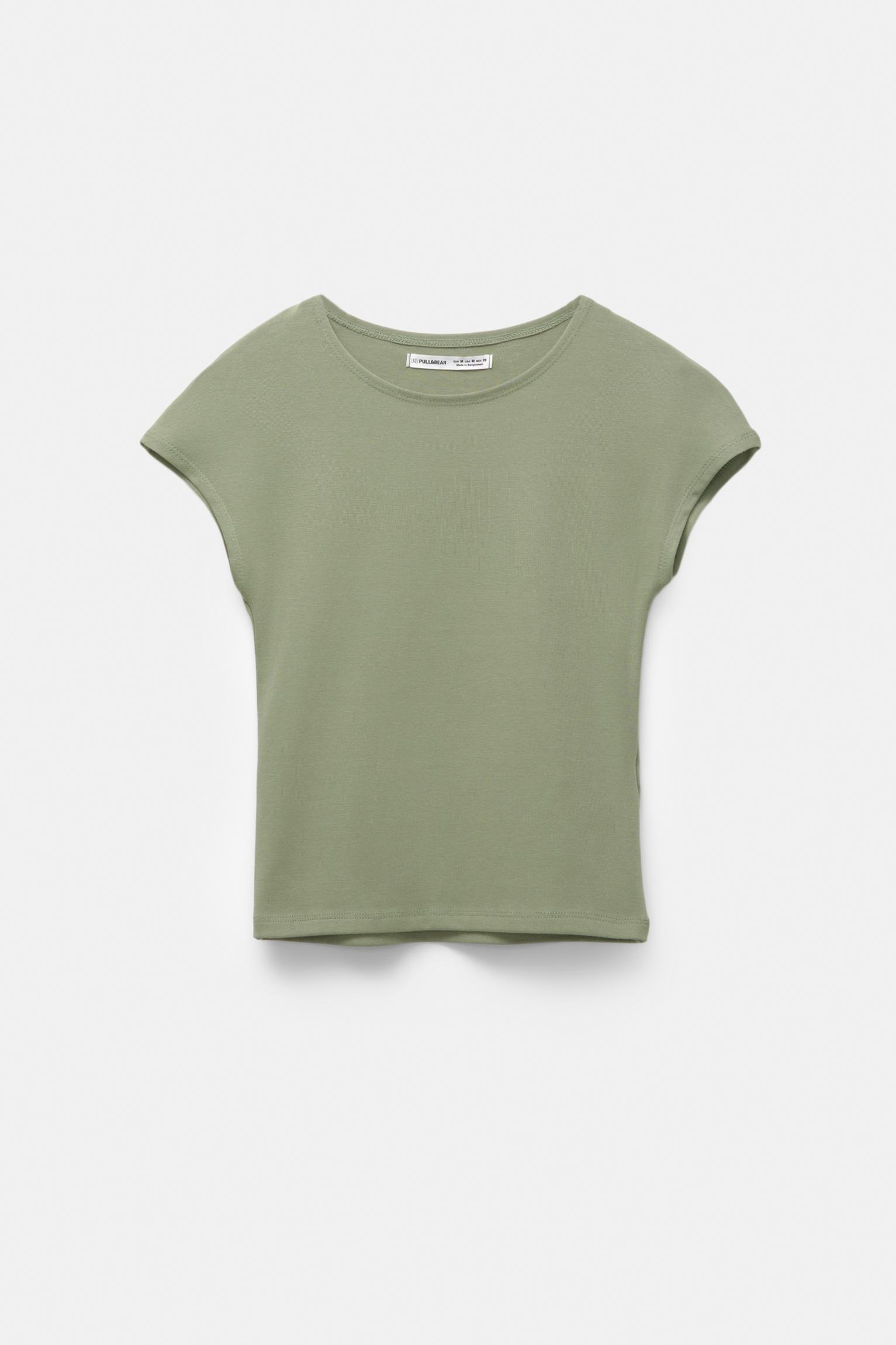 Fitted T-shirt with whole sleeves Product Image