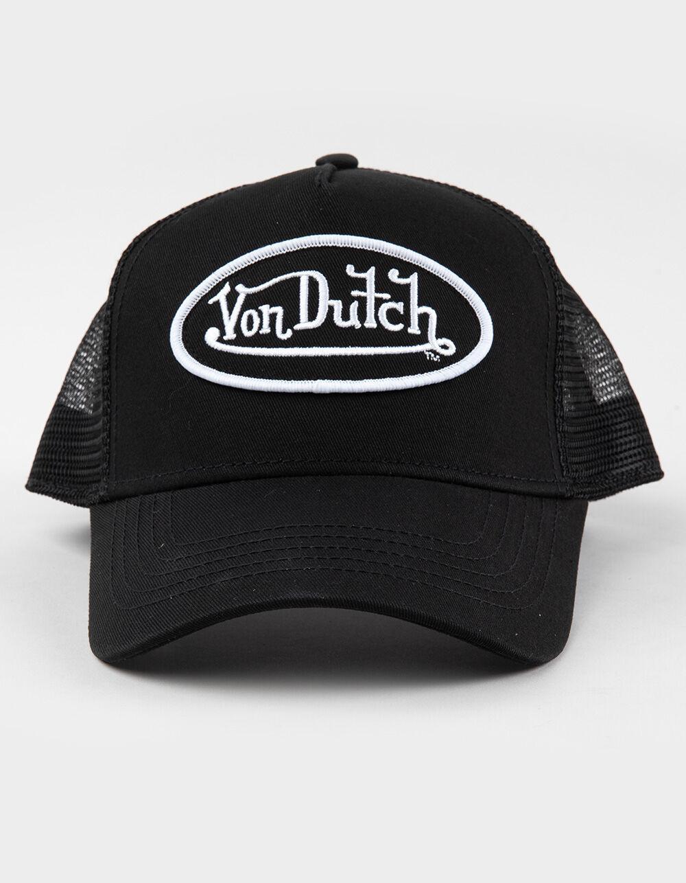 VON DUTCH Staple Trucker Hat - BLACK Product Image