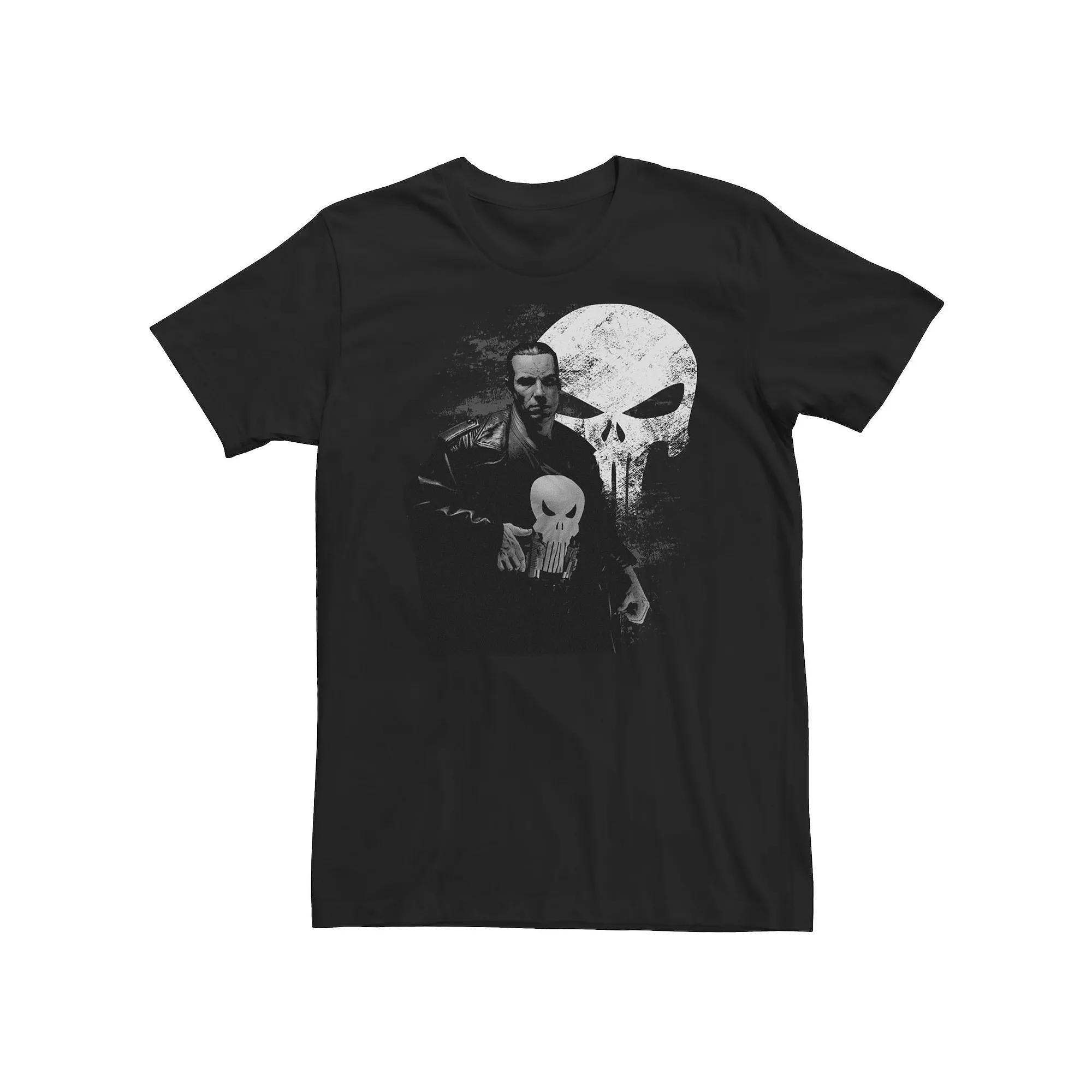 Big & Tall Marvel The Punisher Trigger Skull Tee, Men's, Size: 4XLT, Black Product Image