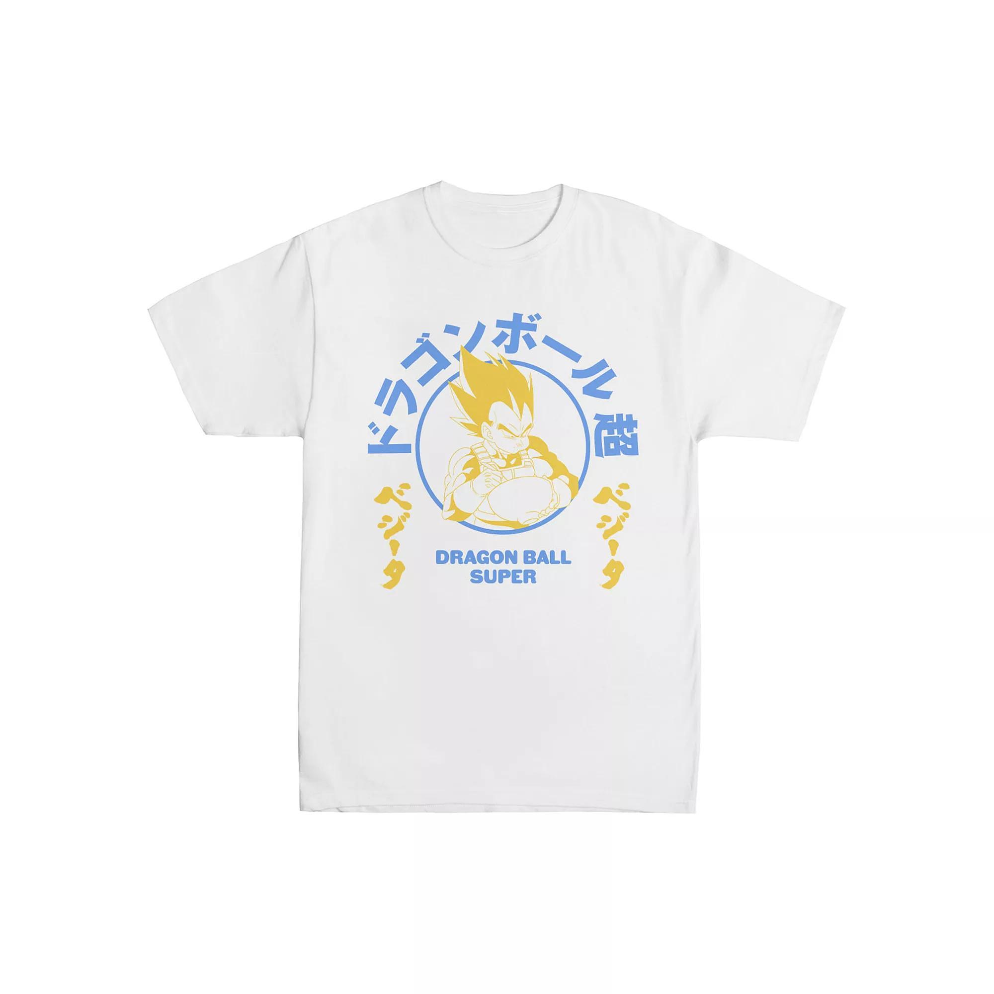 Men's Dragon Ball Super Vegeta Tee, Size: Small, White Product Image