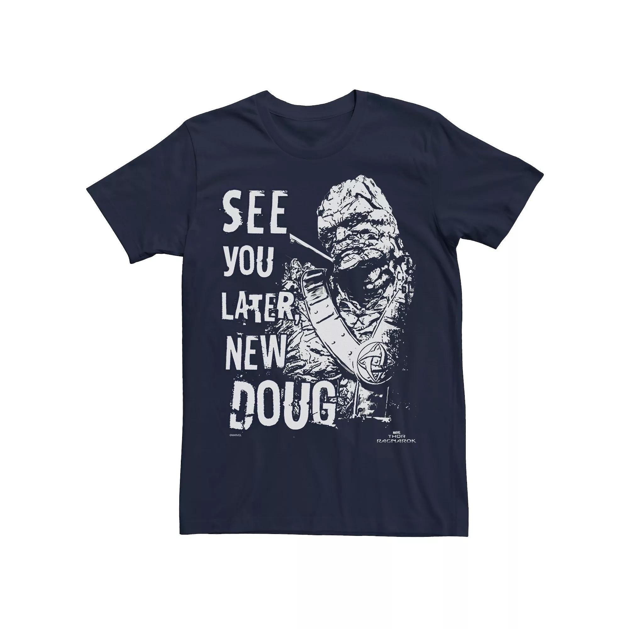 Men's Marvel Thor Korg Graphic Tee, Size: Small, Blue Product Image