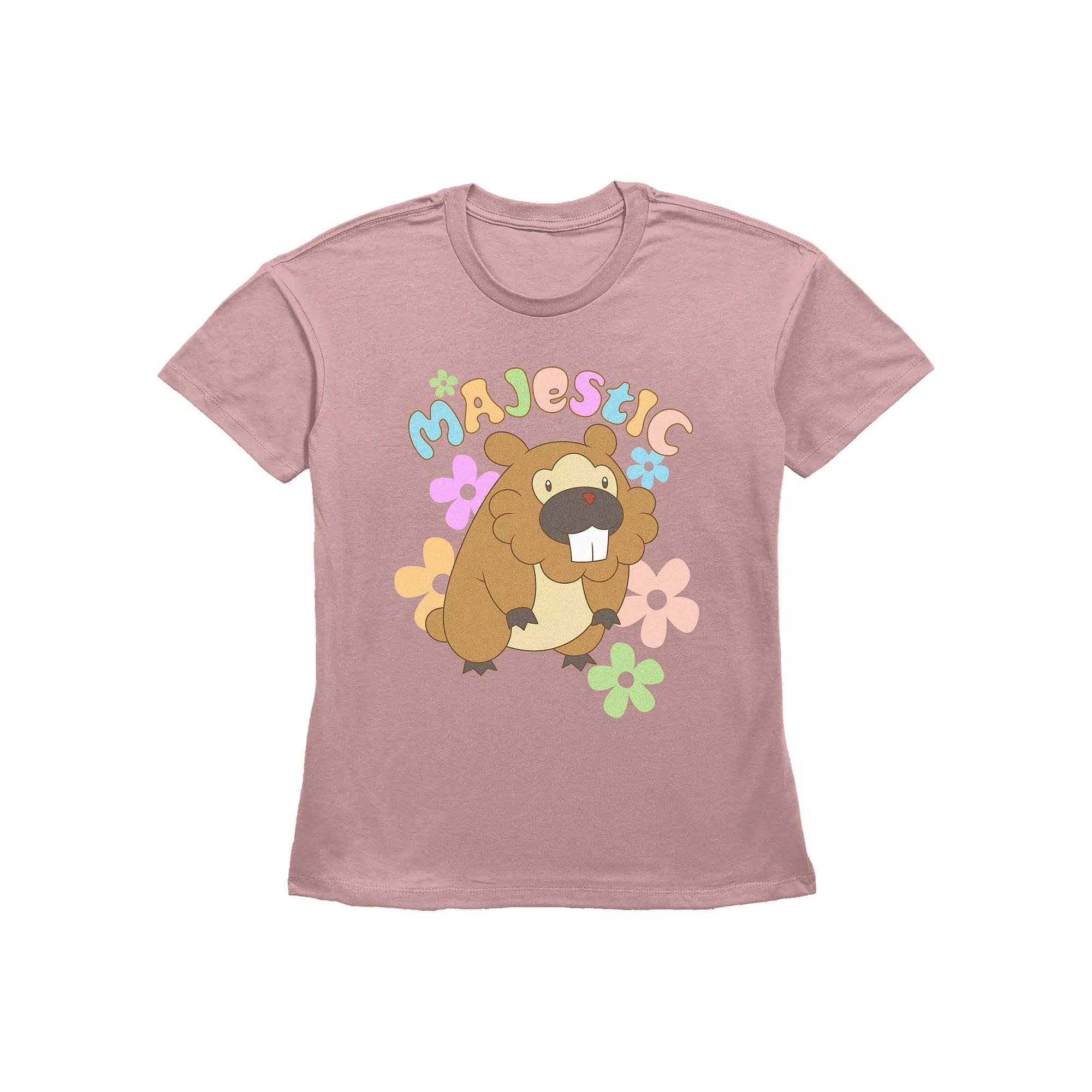 Womens Pokemon Majestic Creature Spring Vibes Graphic Tee Product Image