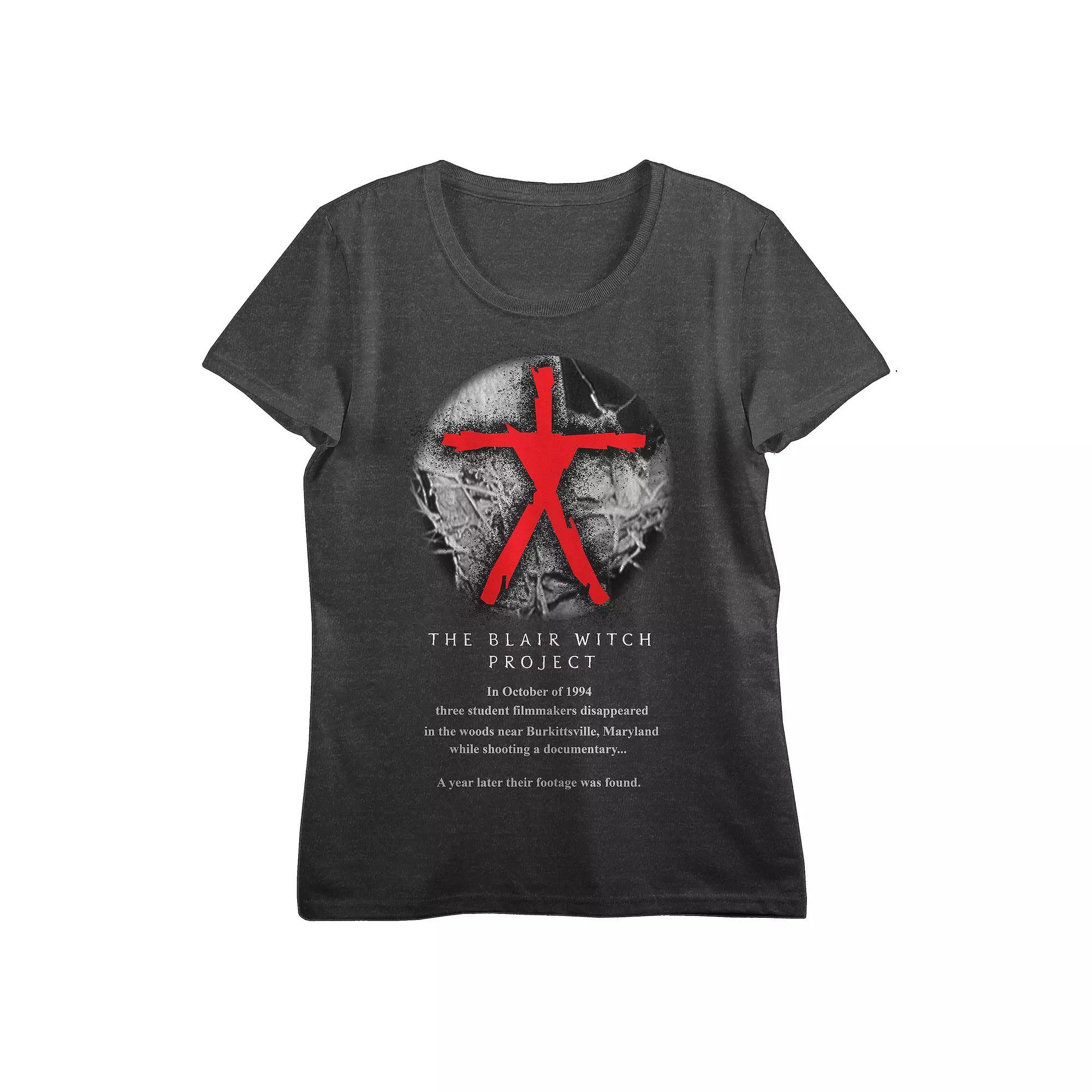 Juniors' Blair Witch Red Stick Figure Graphic Tee, Women's, Size: XL, Black Product Image