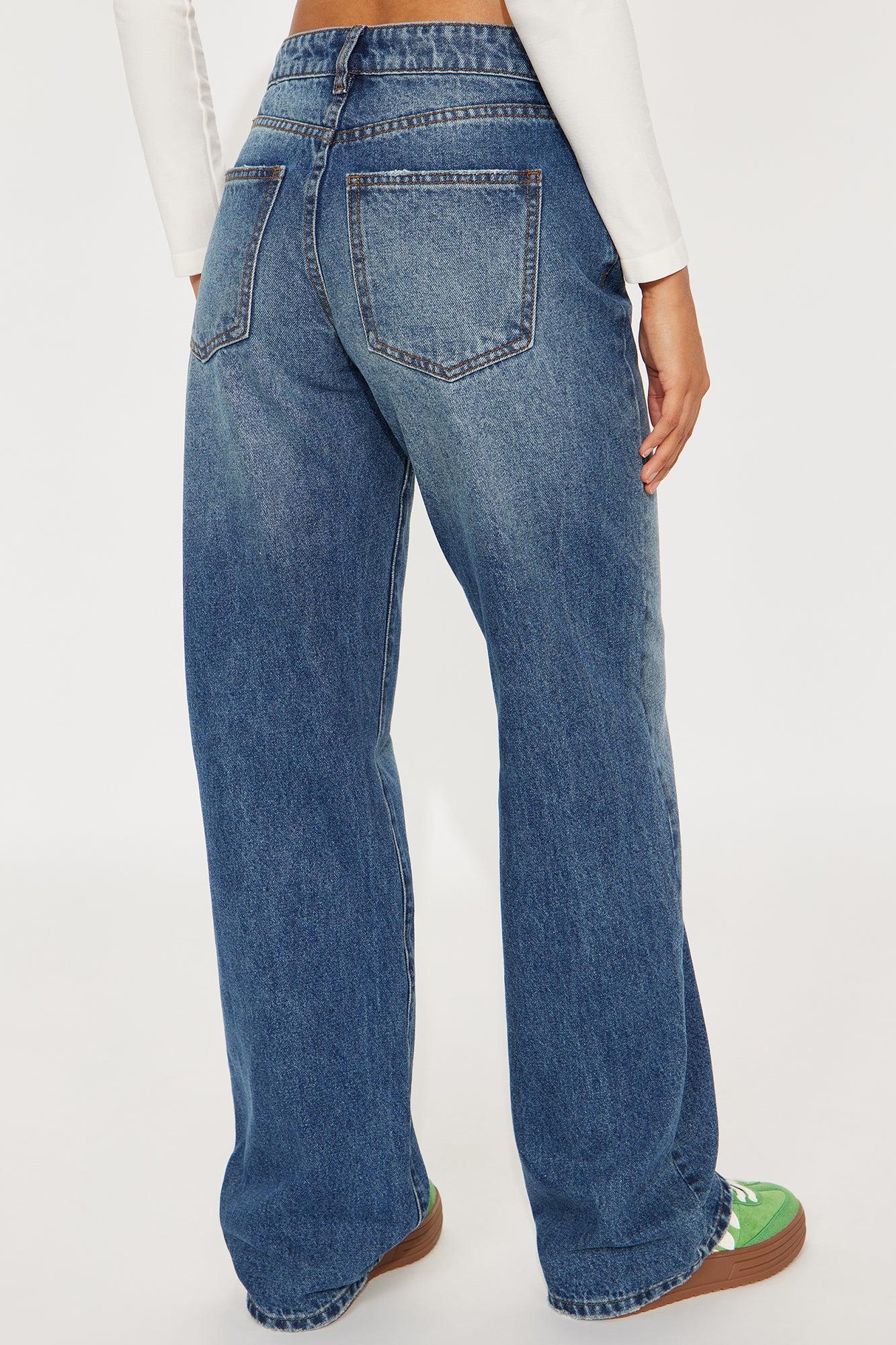 Minimal Muse Straight Leg Jeans - Dark Wash Product Image
