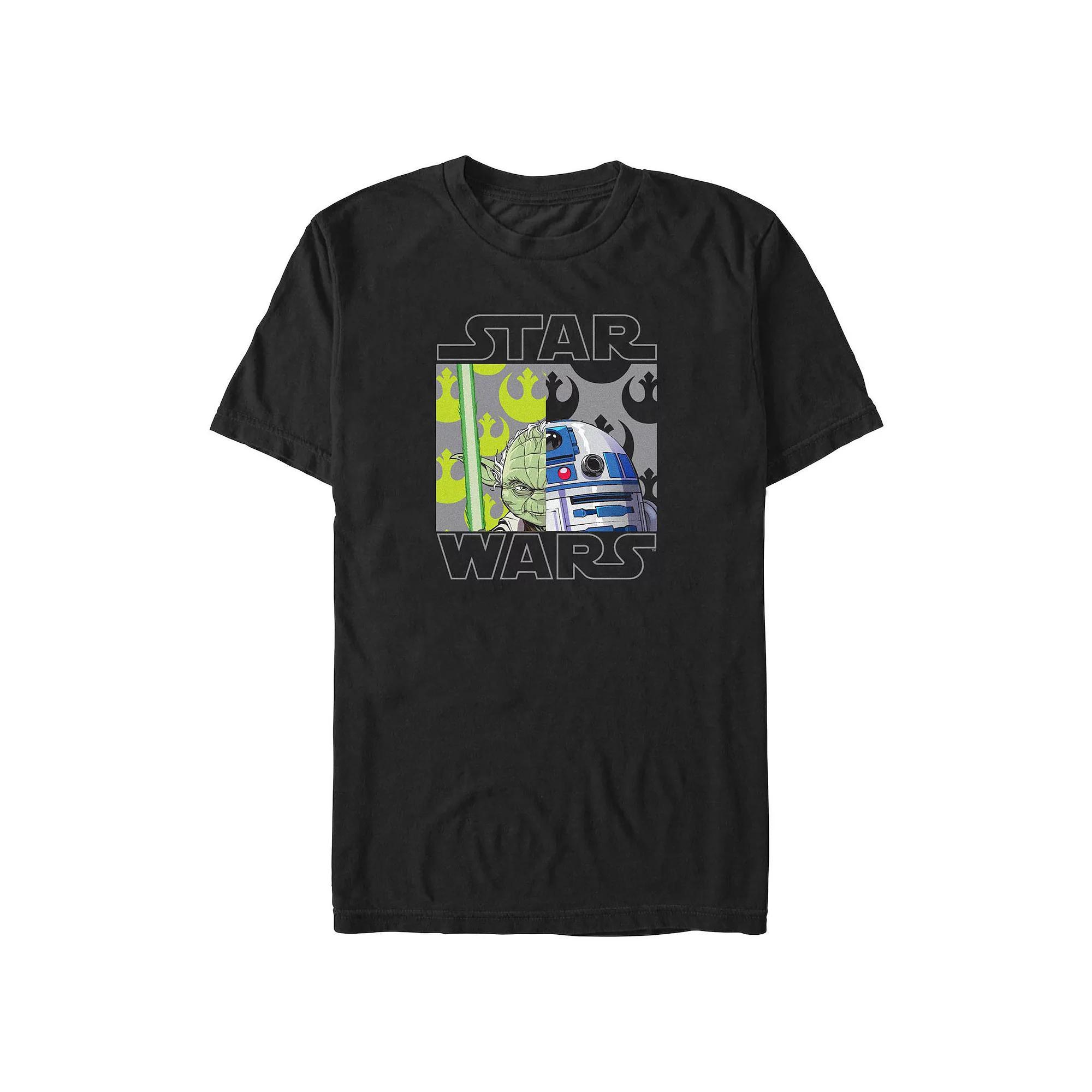 Big & Tall Star Wars Power Duo Graphic Tee, Men's, Size: 4XL, Black Product Image