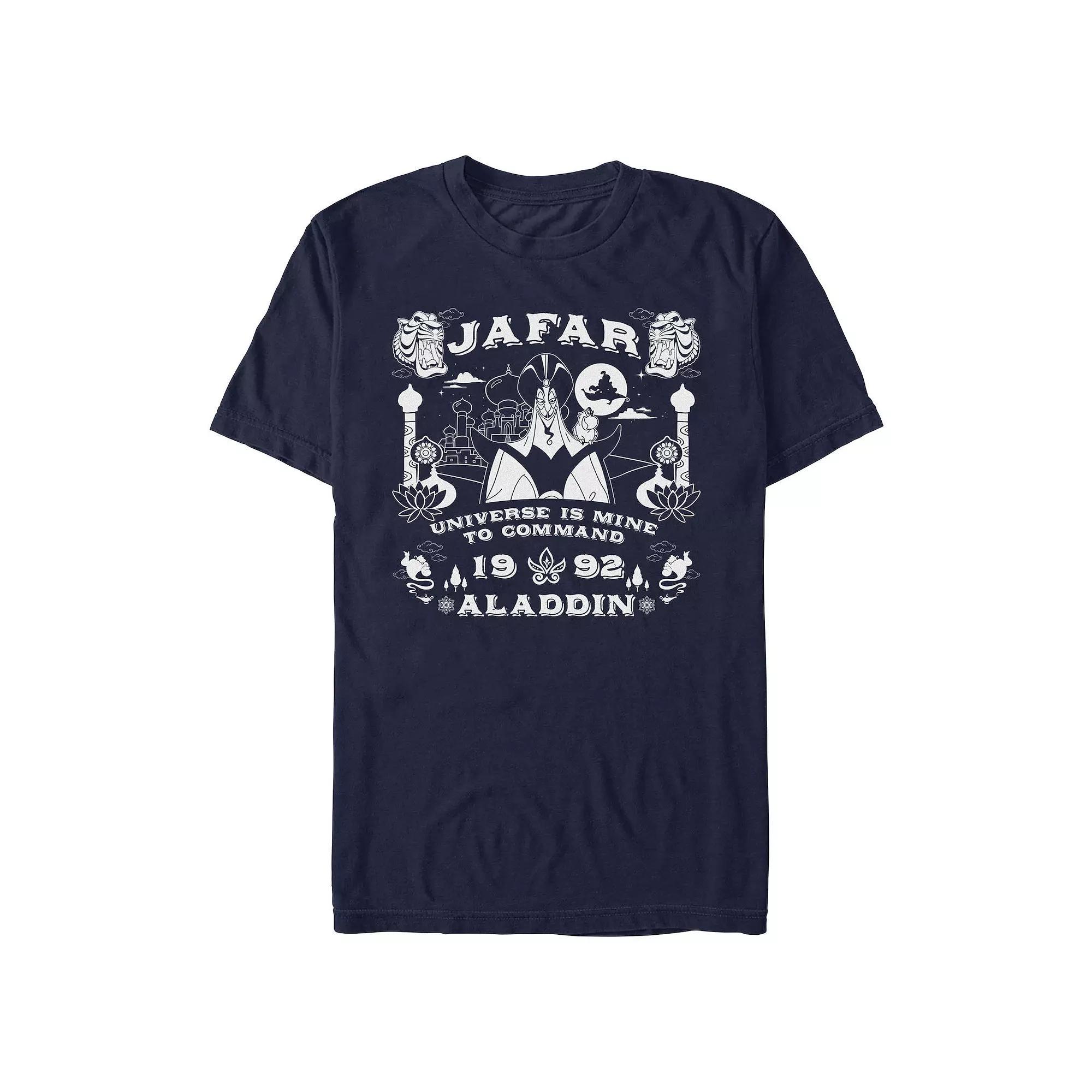 Disney's Aladdin Jafar Ouija Board Men's Graphic Tee, Size: Small, Blue Product Image