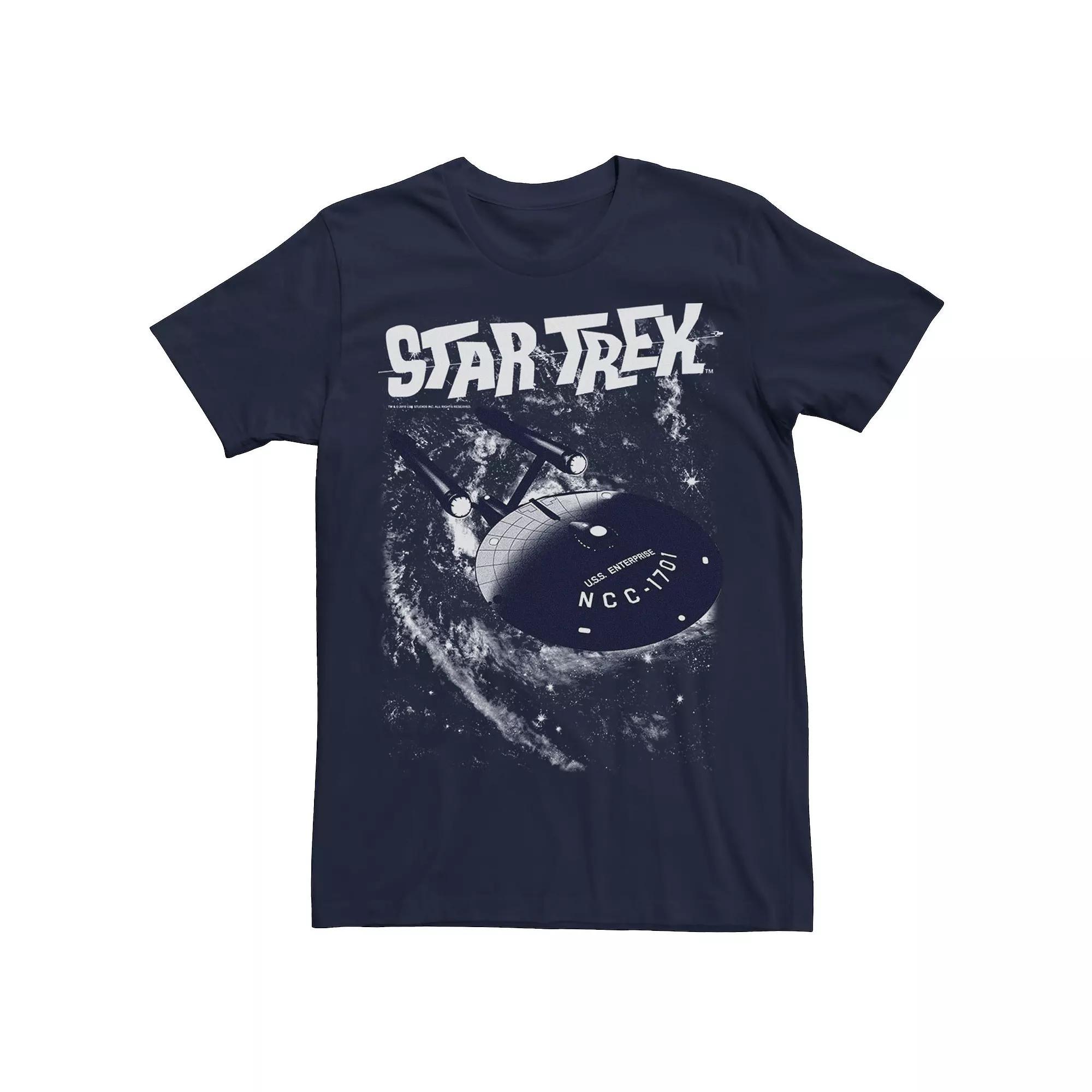 Men's Star Trek Deep Space Niners Tee, Size: XXL, Red Grey Product Image