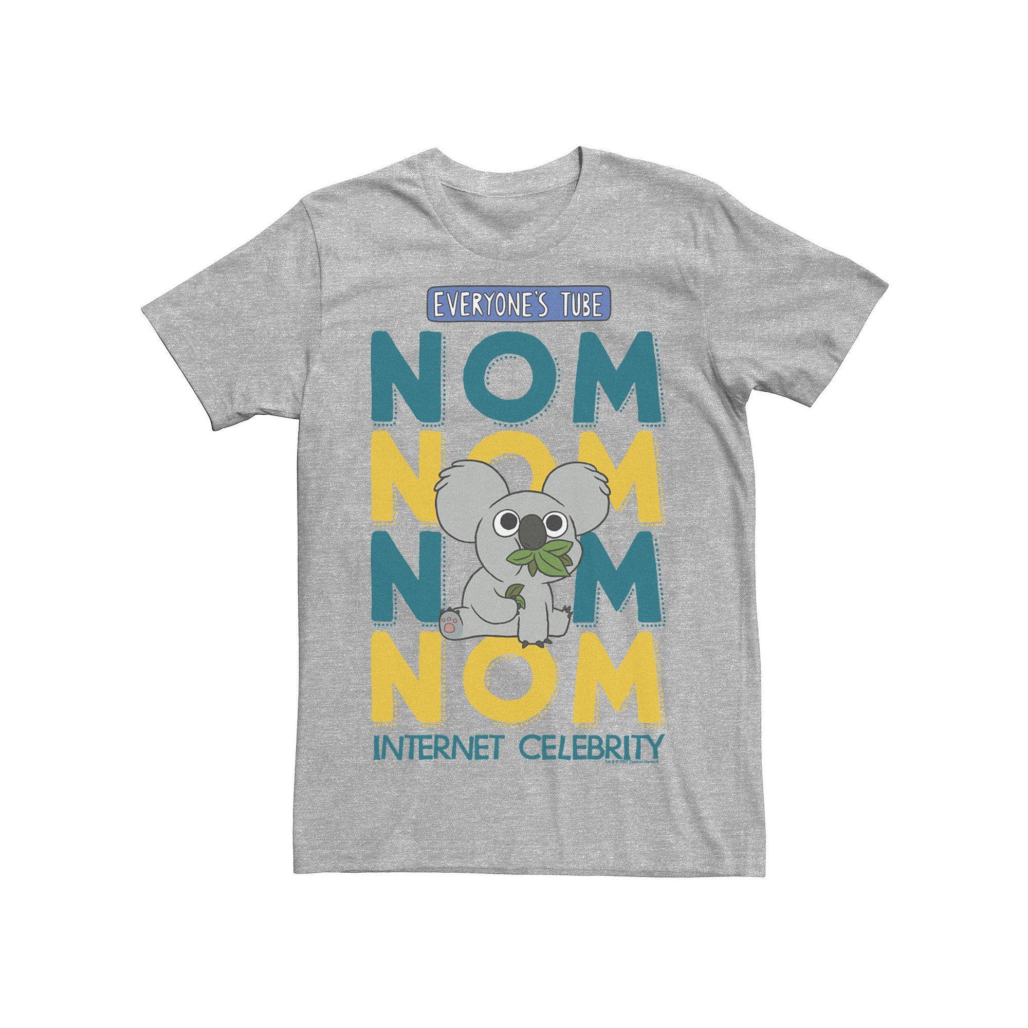 Men's Cartoon Network We Bare Bears Nom Nom Internet Celebrity Graphic Tee, Size: XXL, Athletic Grey Product Image
