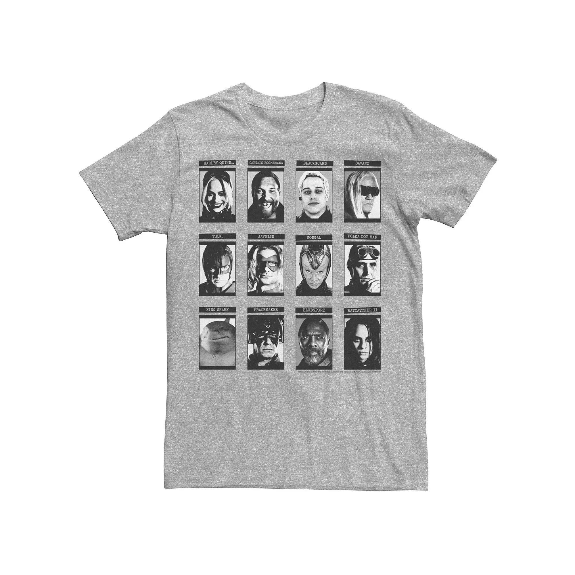 Men's The Suicide Squad Team Board Tee, Size: Medium, Athletic Grey Product Image
