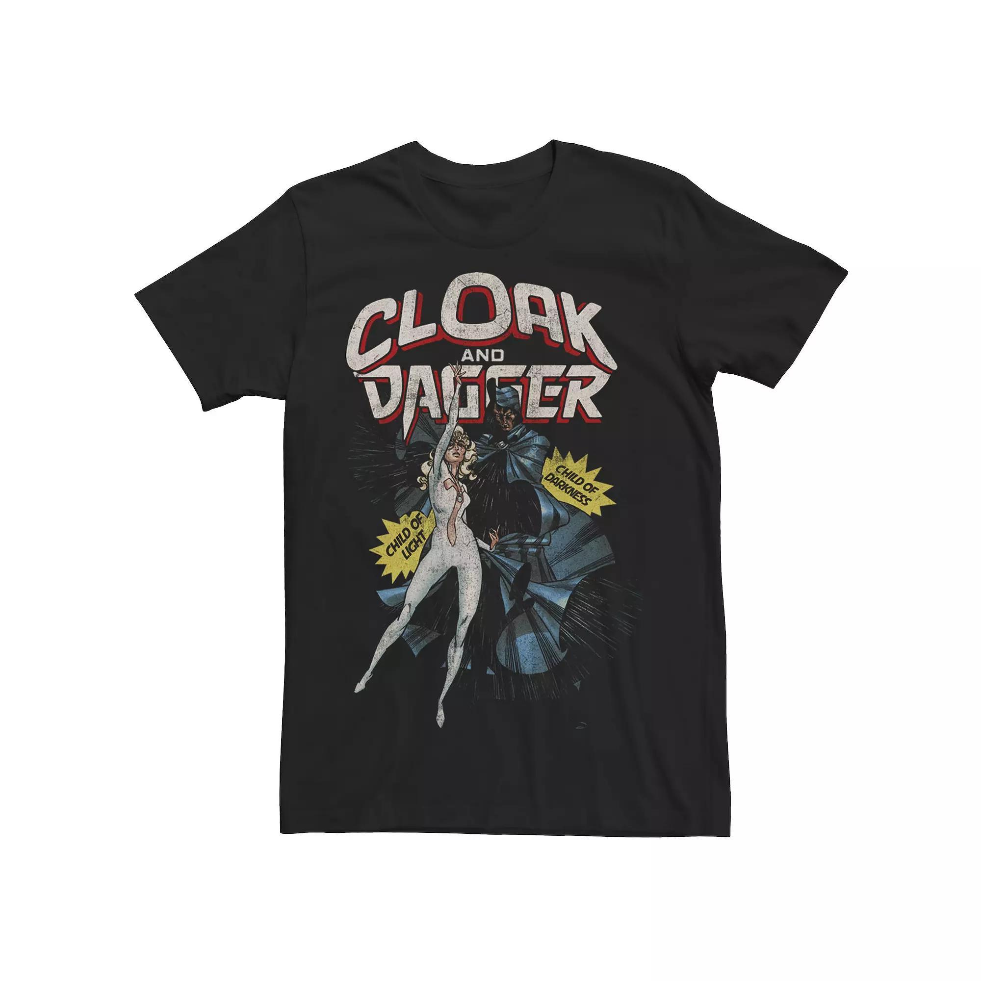 Men's Marvel Cloak & Dagger Child Of Darkness Graphic Tee, Size: XXL, Black Product Image