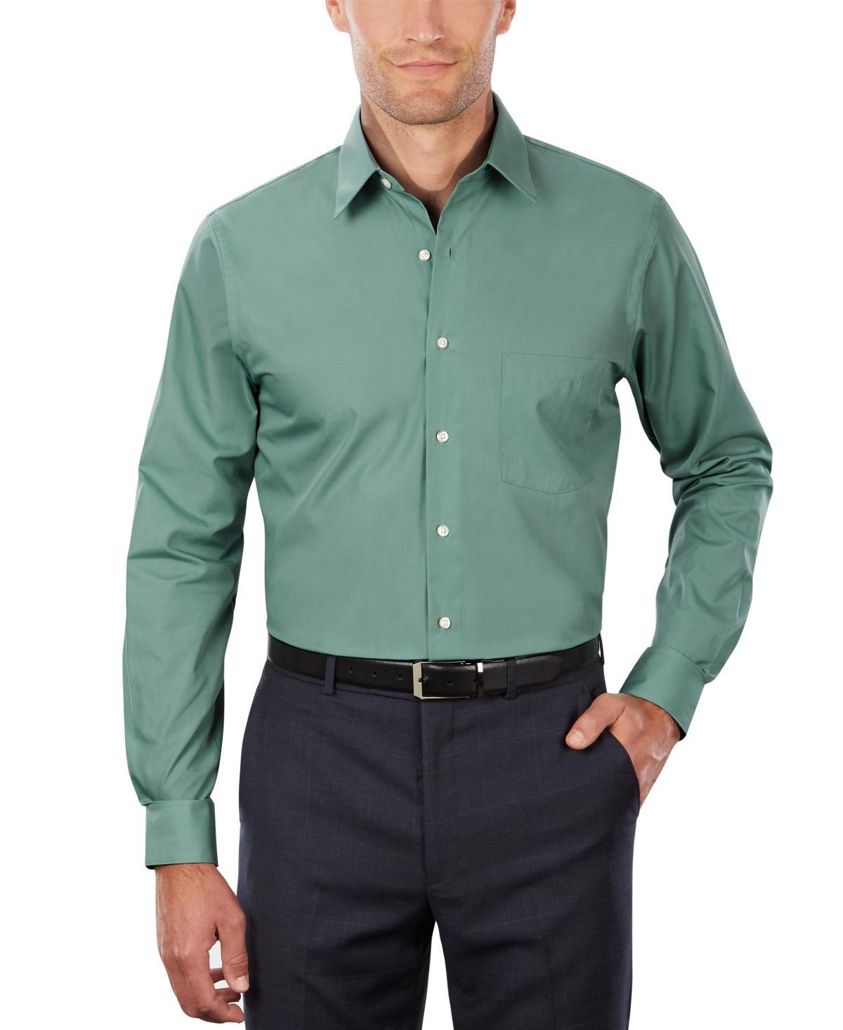 David Donahue Trim Fit Super Fine Twill Dress Shirt Product Image