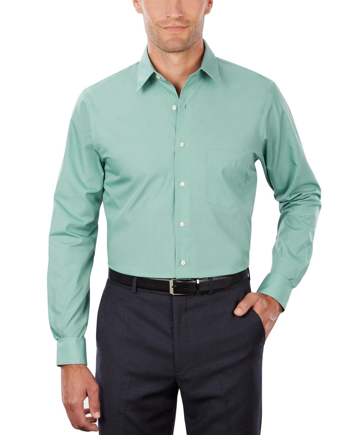 David Donahue Trim Fit Super Fine Twill Dress Shirt Product Image