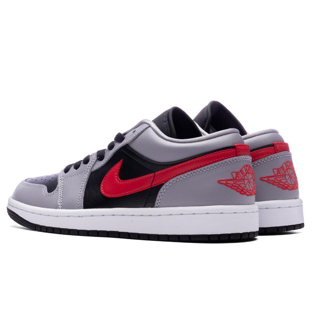 Women's Air Jordan 1 Low - Cement Grey/Fire Red/Black Female Product Image
