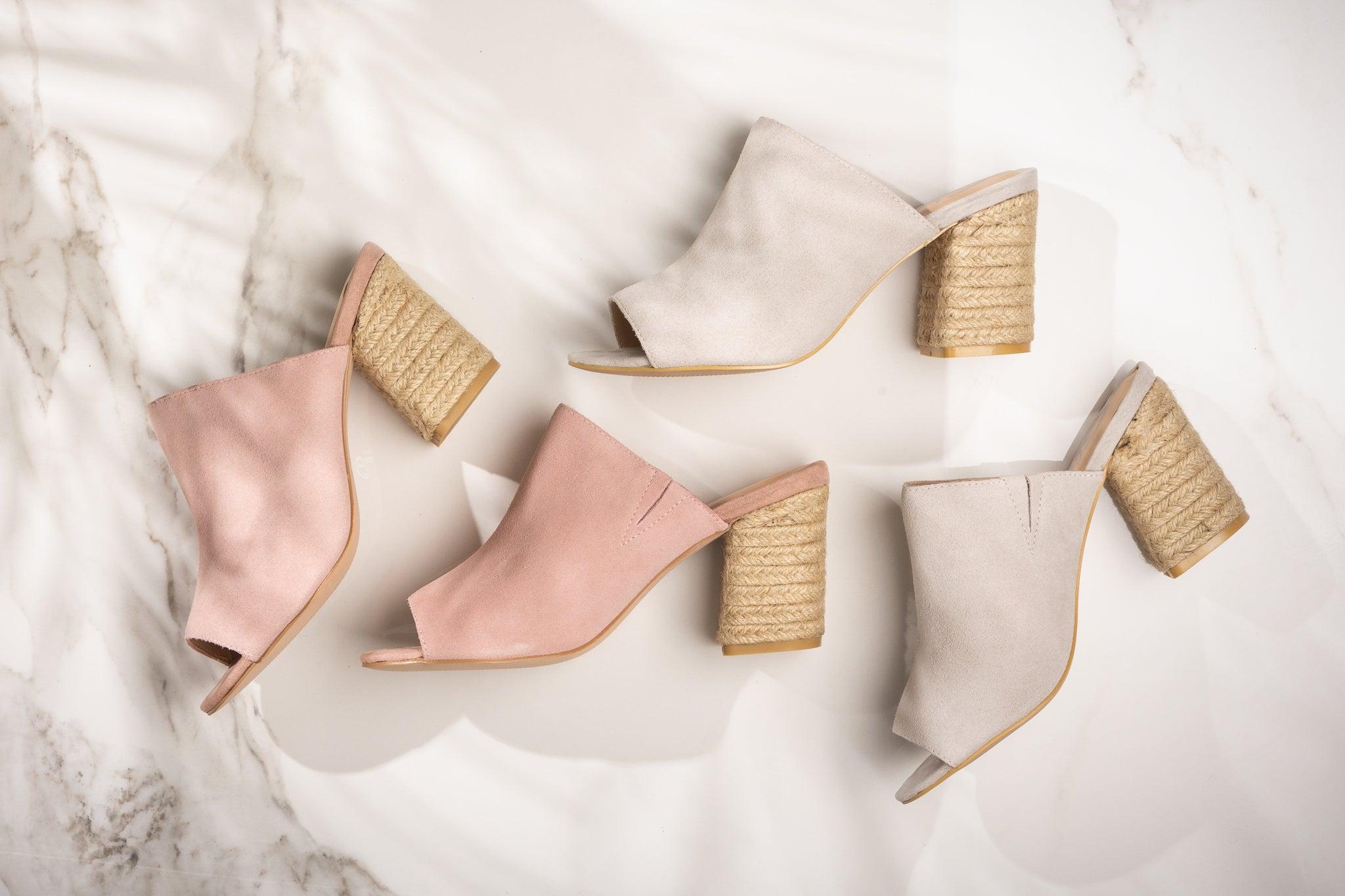 Helena Heeled Sandal in Ice Suede (Online Exclusive) Product Image