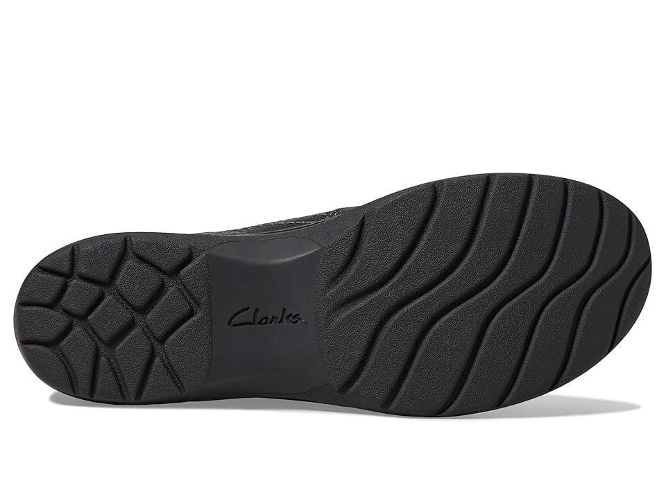 Clarks Carleigh Ray Leather) Women's Flat Shoes Product Image