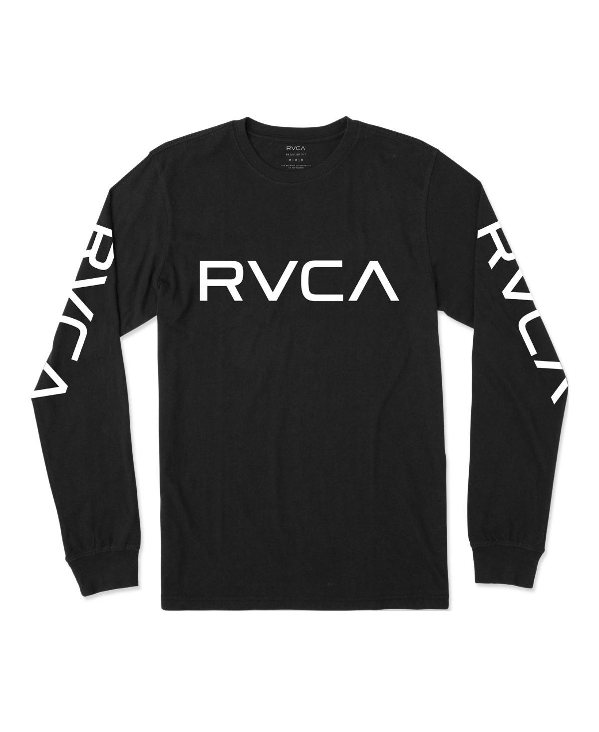 RVCA Big RVCA Long Sleeve Tee White) Men's T Shirt Product Image