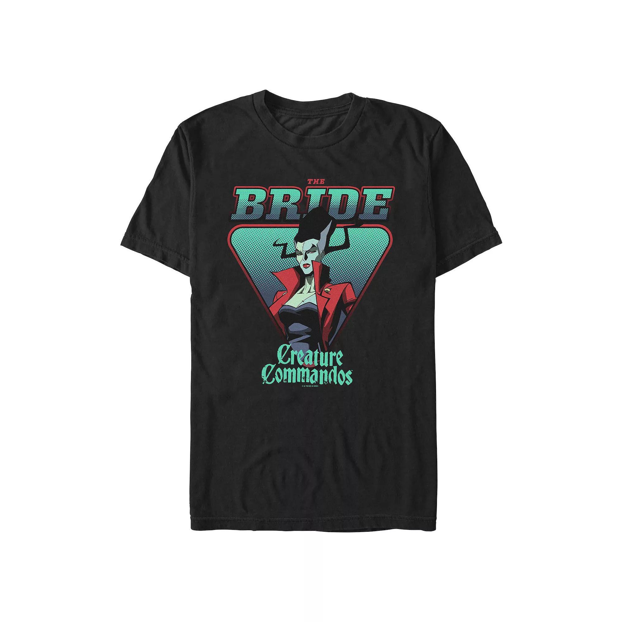 Men's Creature Commandos The Bride Poster Graphic Tee, Size: XXL, Black Product Image