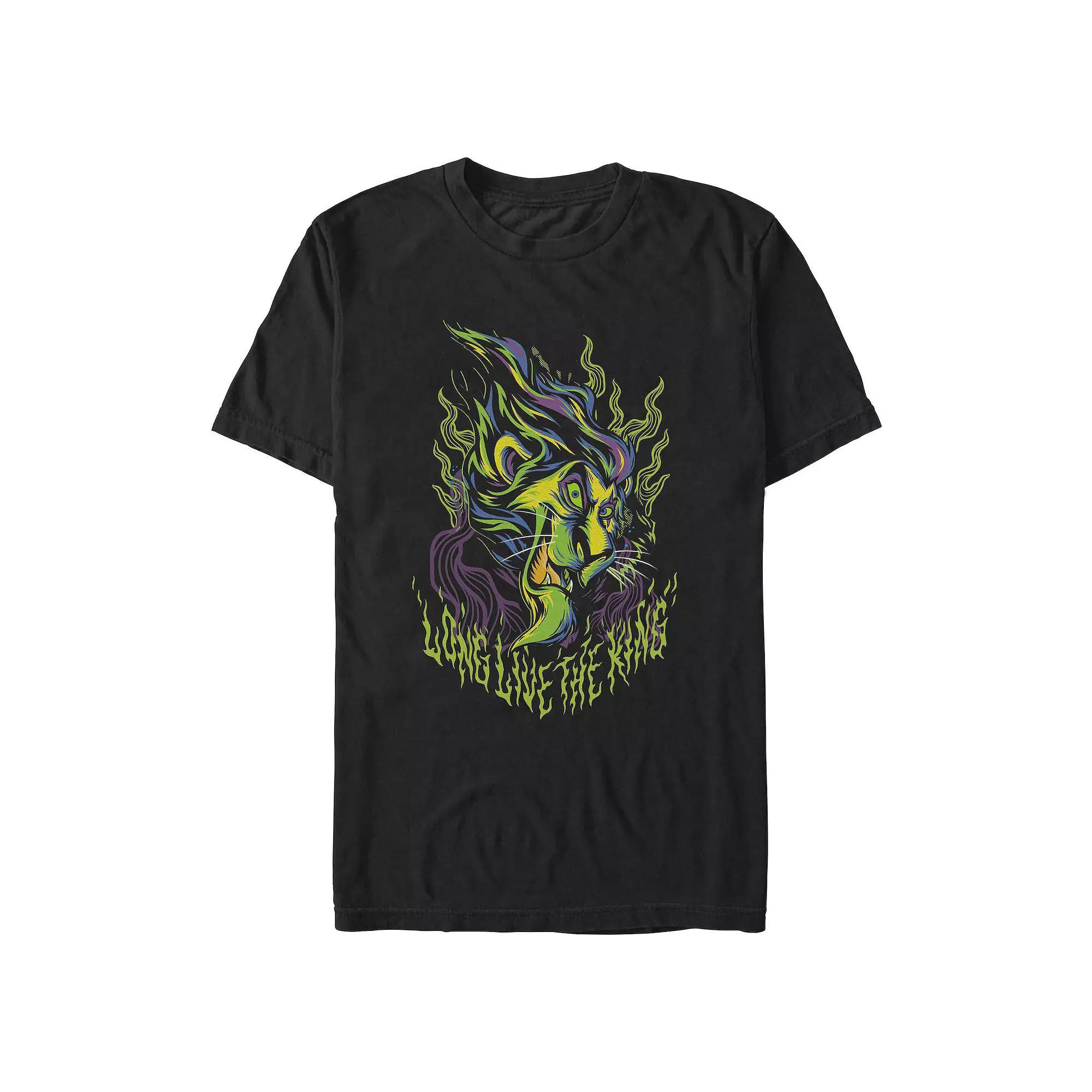 Disneys The Lion King Scar Long Live The King Mens Graphic Tee Product Image