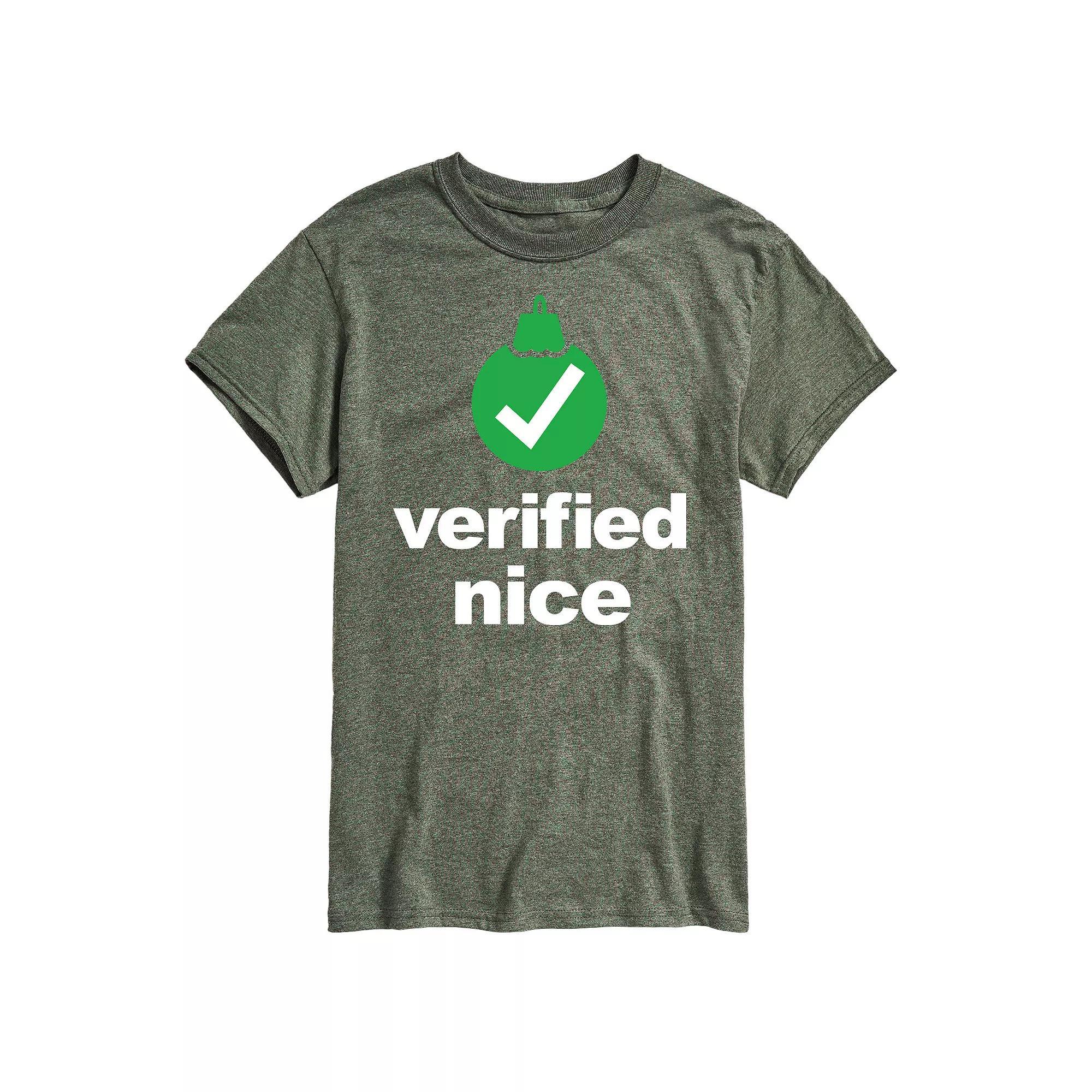 Mens Verified Nice Graphic Tee Product Image