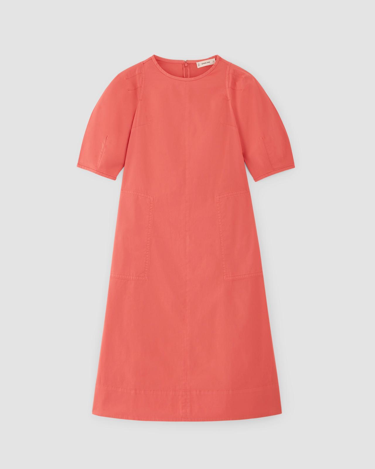 The Short-Sleeve Puff Midi Dress Product Image
