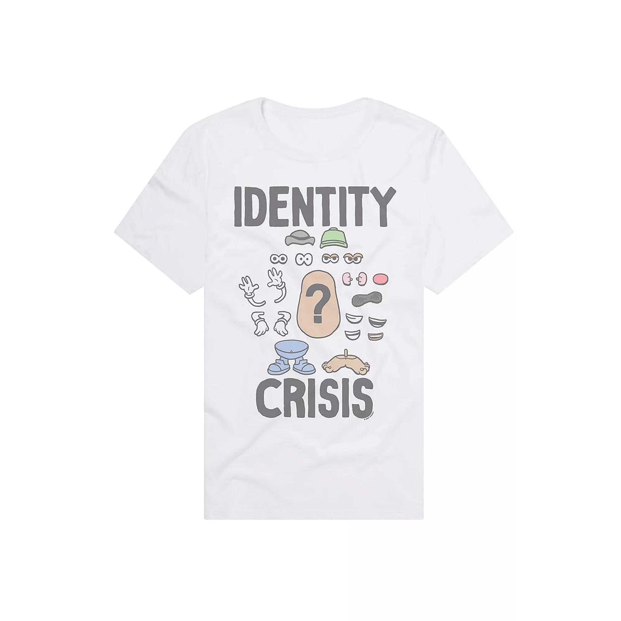 Men's Mr. Potato Head Identity Crisis Graphic Tee, Size: XL, White Product Image