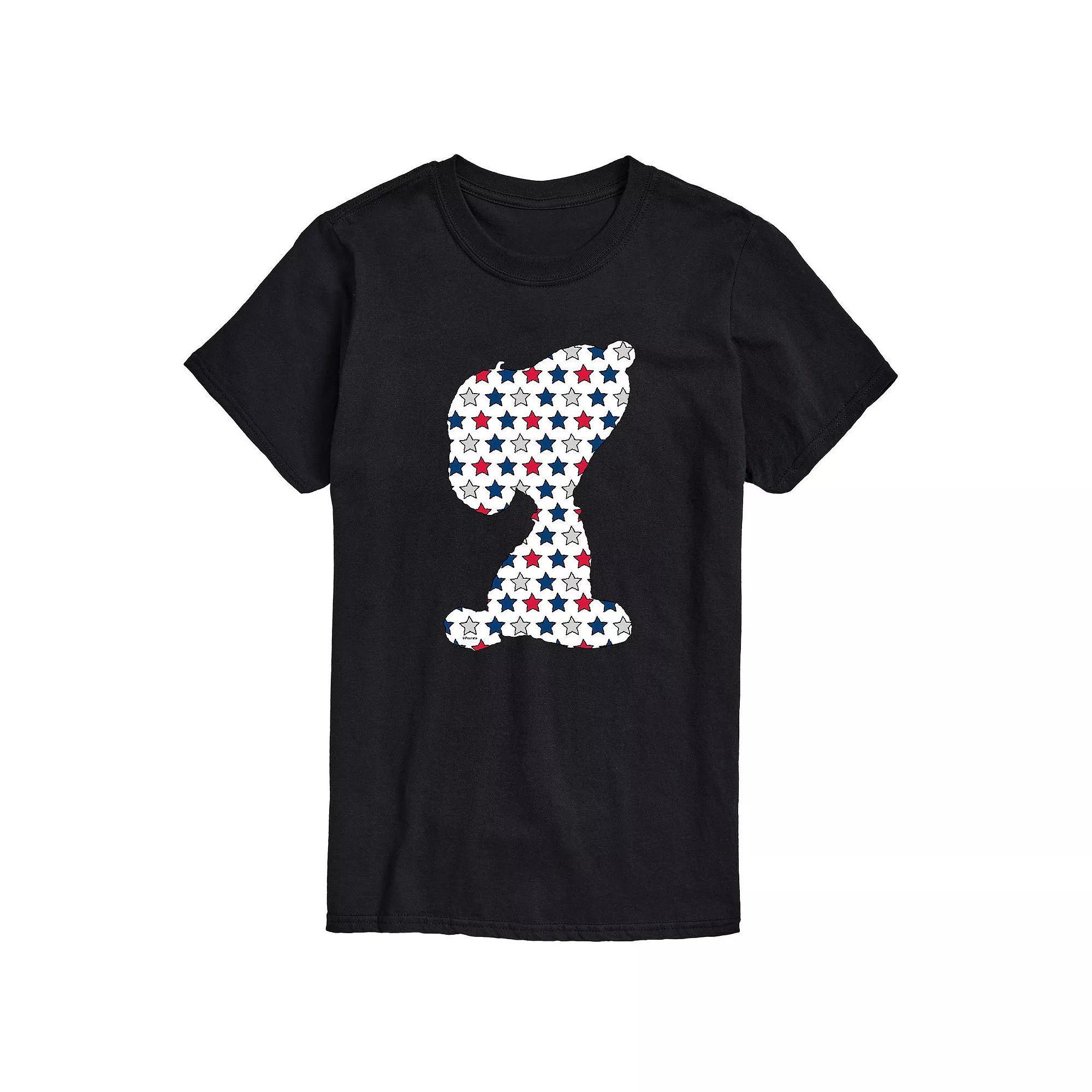 Mens Peanuts Snoopy USA Stars Tee Product Image