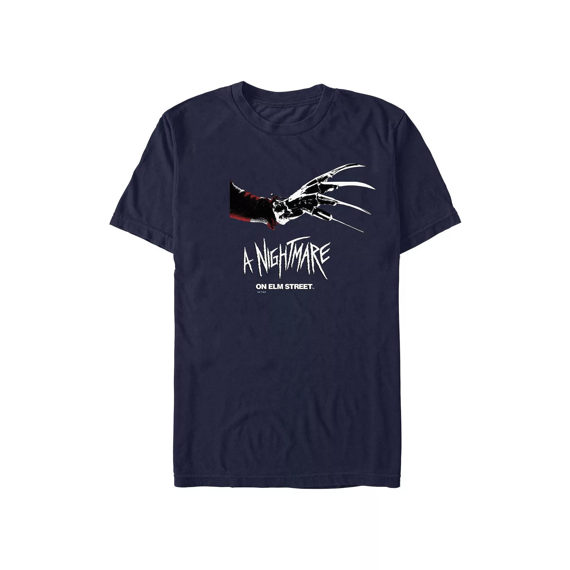 Men's A Nightmare on Elm Street FREDDY CLOSE UP Graphic Tee, Size: XS, Blue Product Image