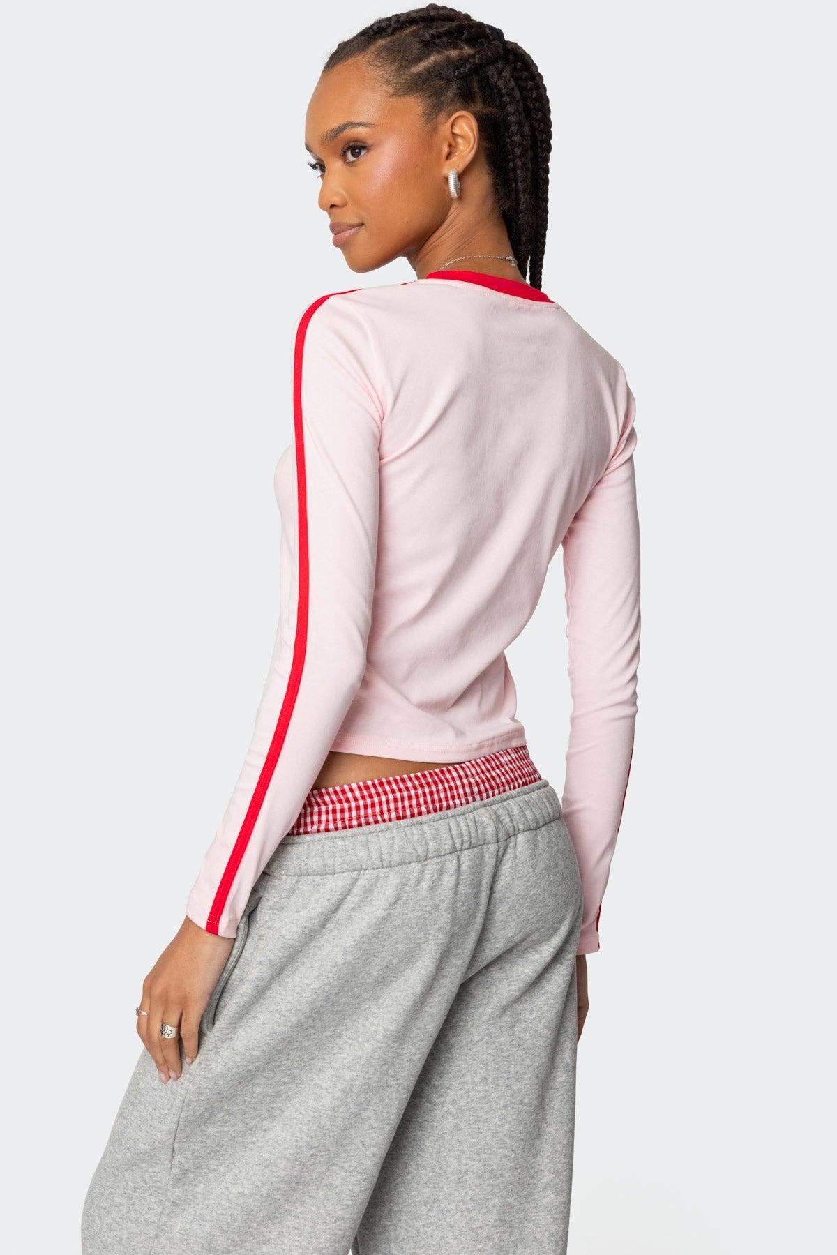 Peachy Long Sleeve T Shirt Product Image