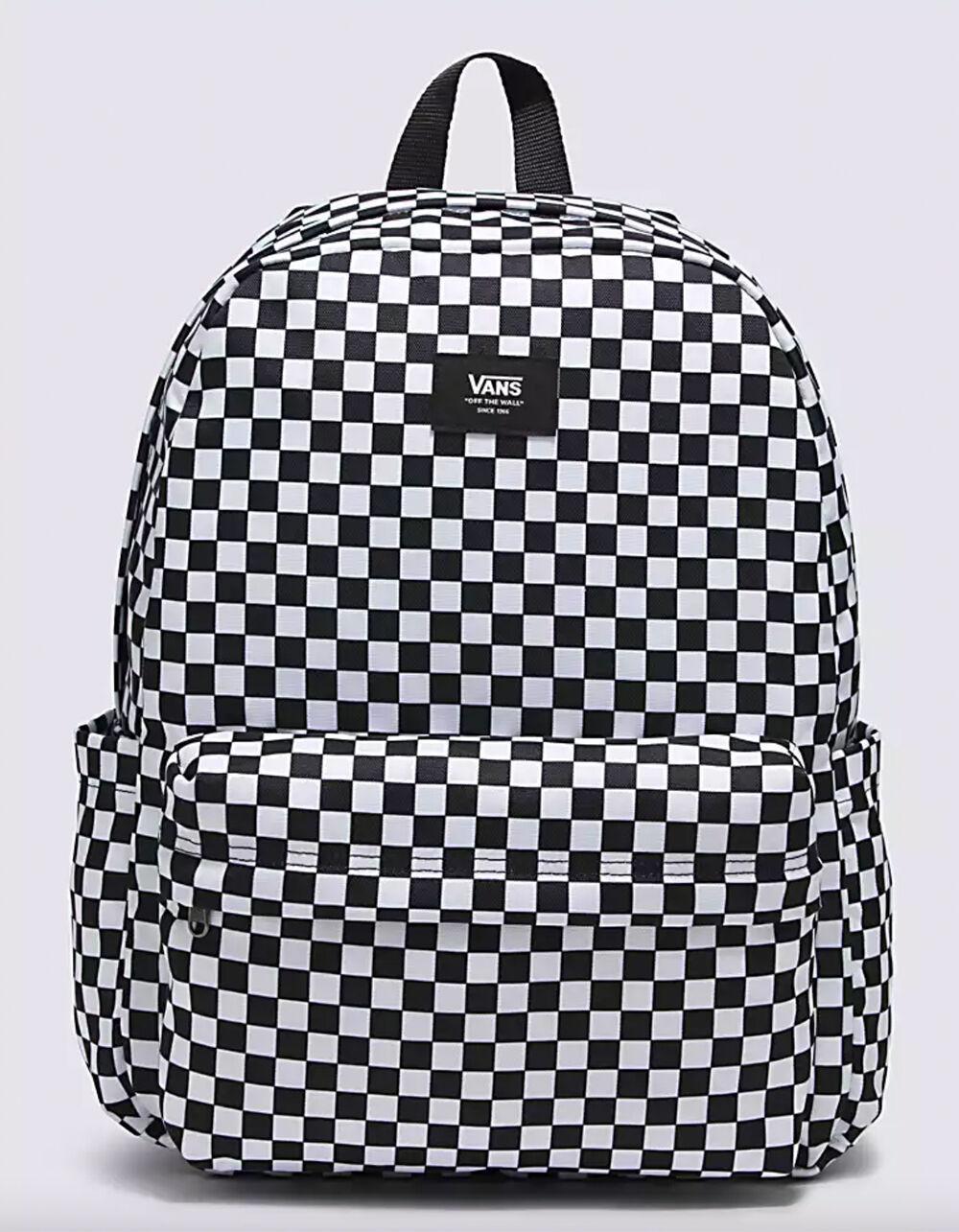 VANS Old Skool Check Backpack - BLK/WHT Product Image