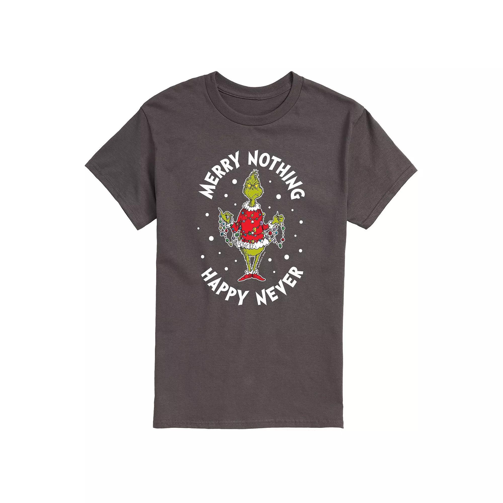 Big & Tall Merry Nothing Happy Never Tee, Mens Product Image