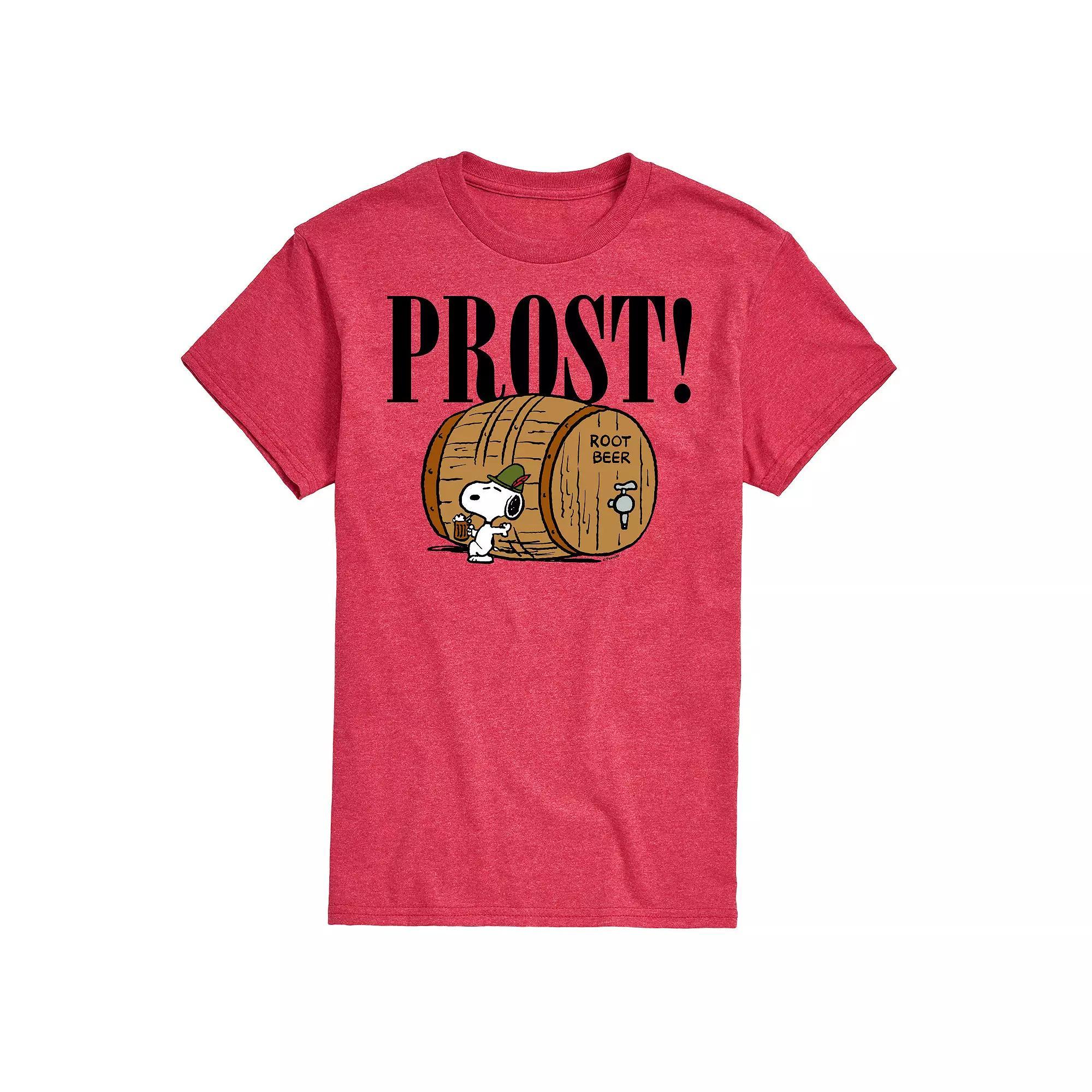 Mens Peanuts Prost! Snoopy Root Beer Graphic Tee Product Image