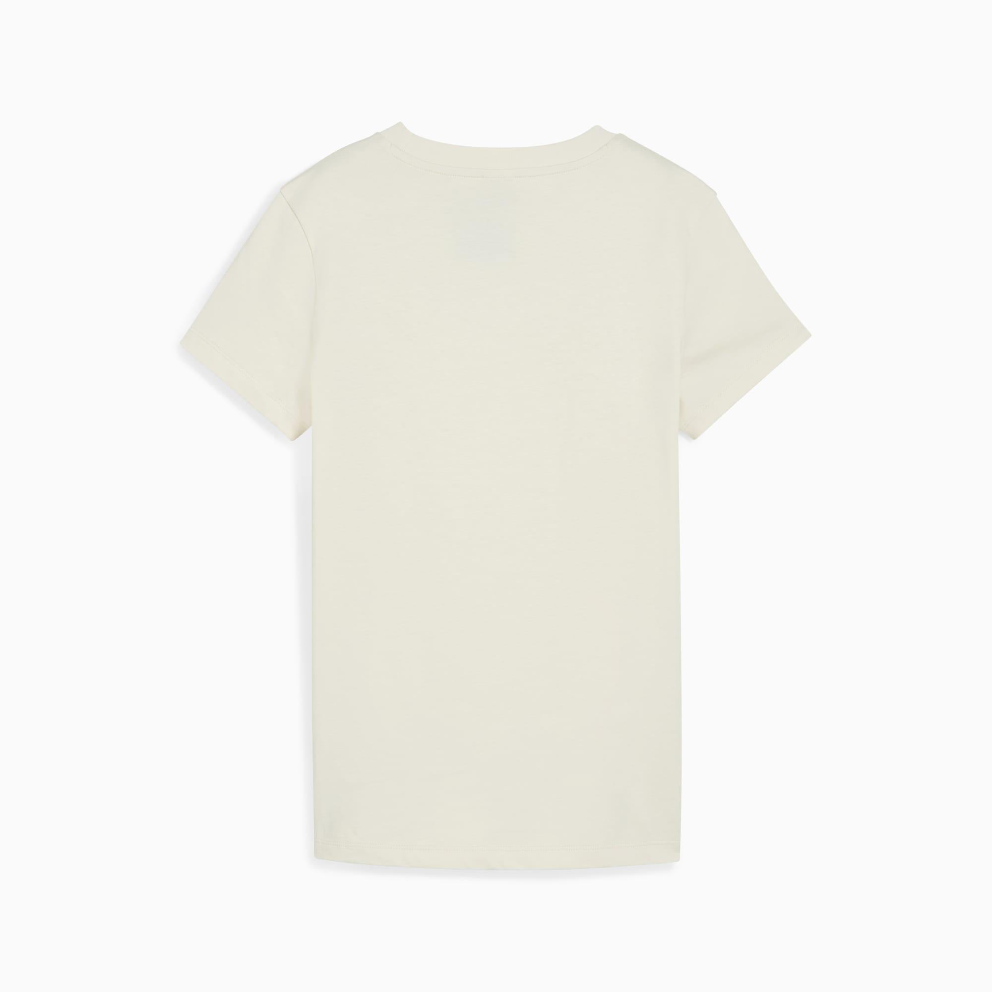 PUMA CLASSICS Shiny Logo Womens T-Shirt Product Image