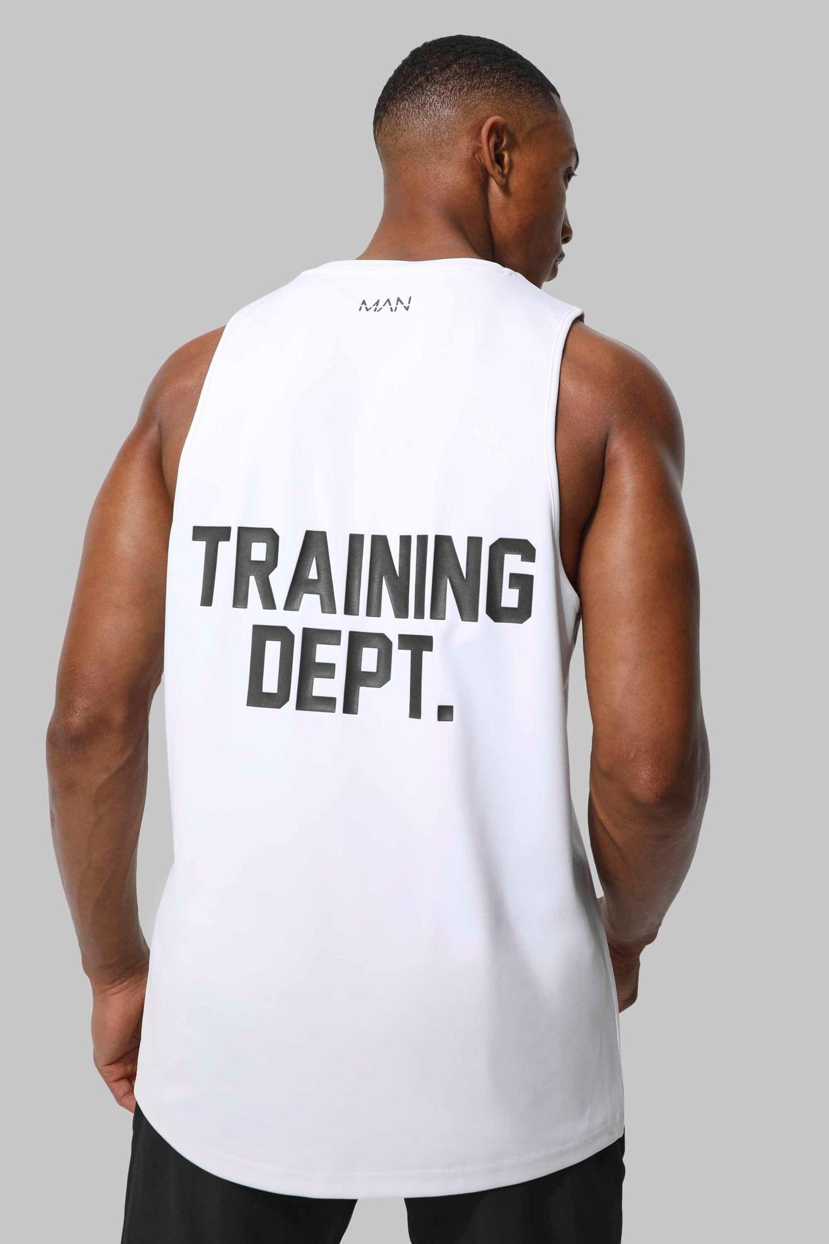 Mens Man Active Training Dept Performance Regular Fit Undershirt - White Product Image