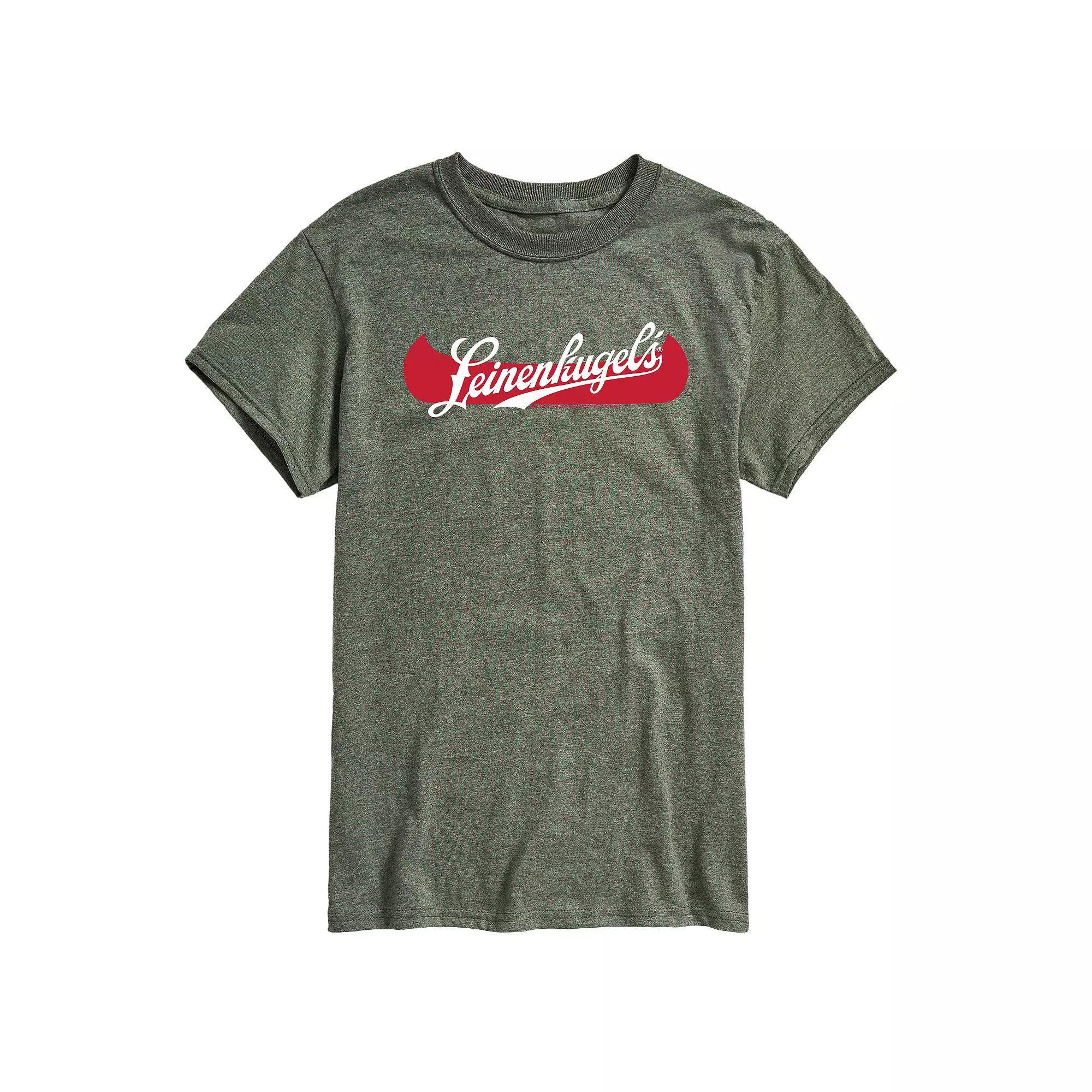 Mens Leinenkugel Canoe Logo Graphic Tee Grey Gray Product Image