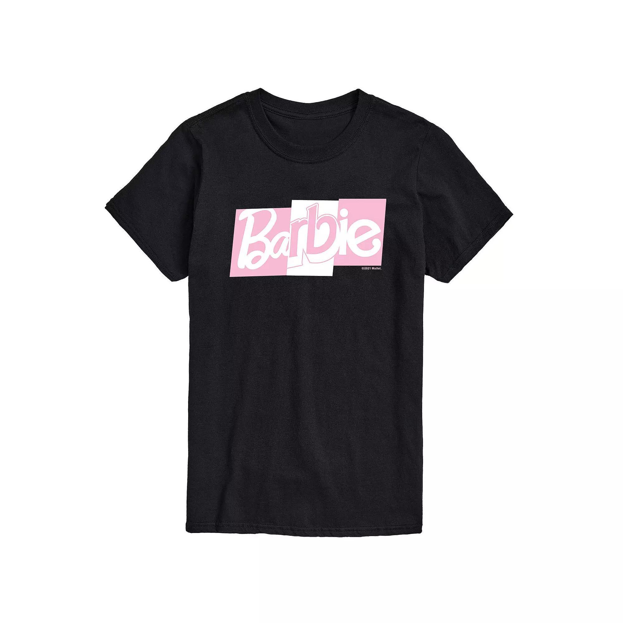 Mens Barbie Pink Logo Tee Product Image