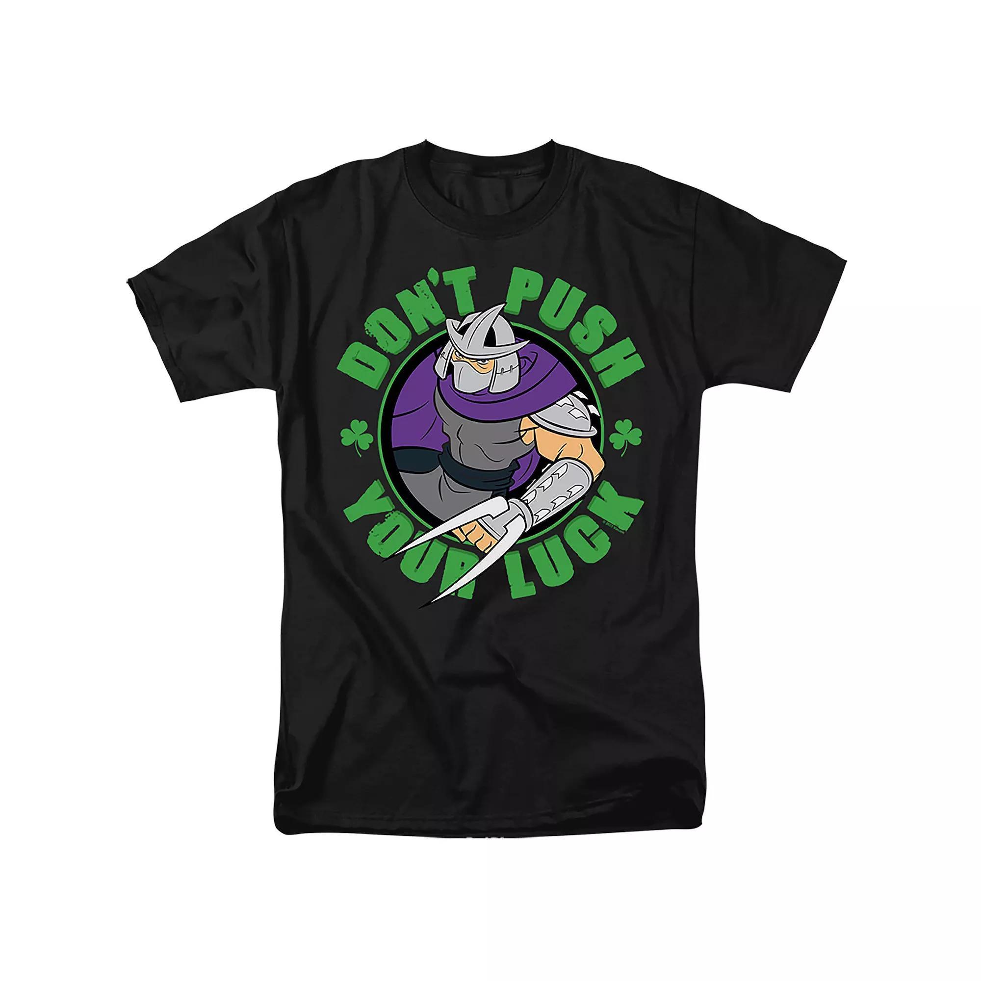 Men's Teenage Mutant Ninja Turtles Luck Graphic Tee, Size: Large, Black Product Image
