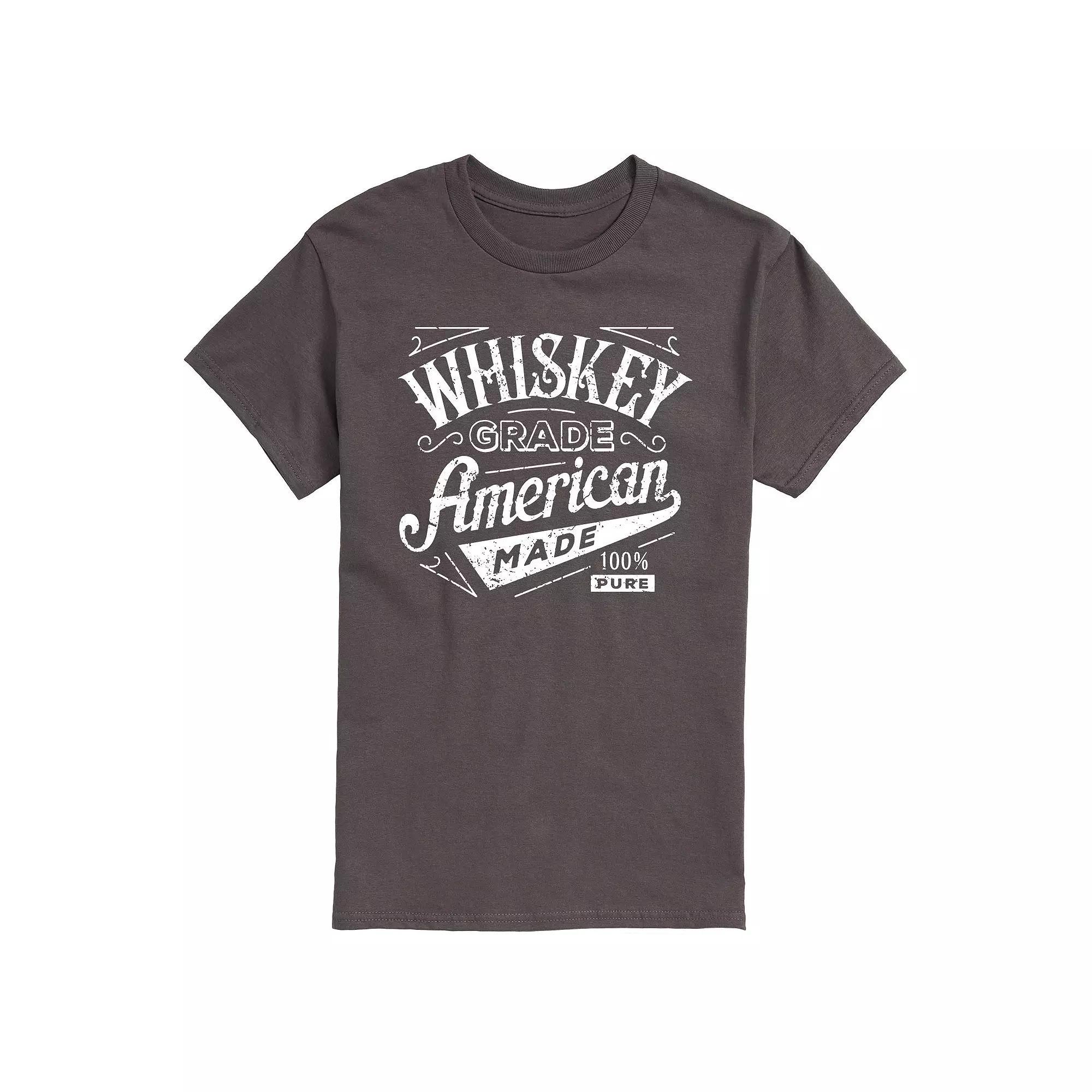 Mens Whiskey Grade Graphic Tee Grey Product Image