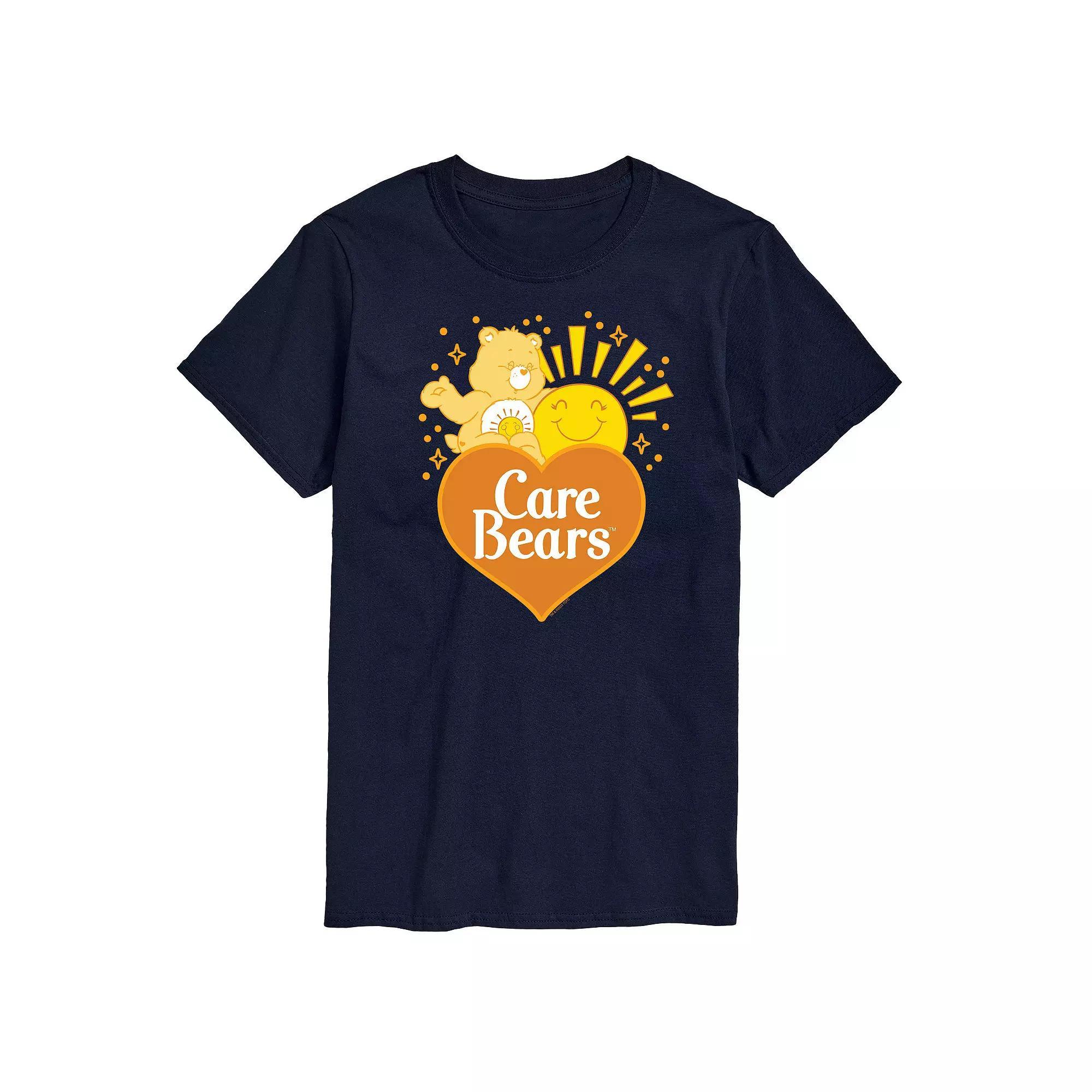 Mens Care Bears Funshine Logo Graphic Tee Product Image