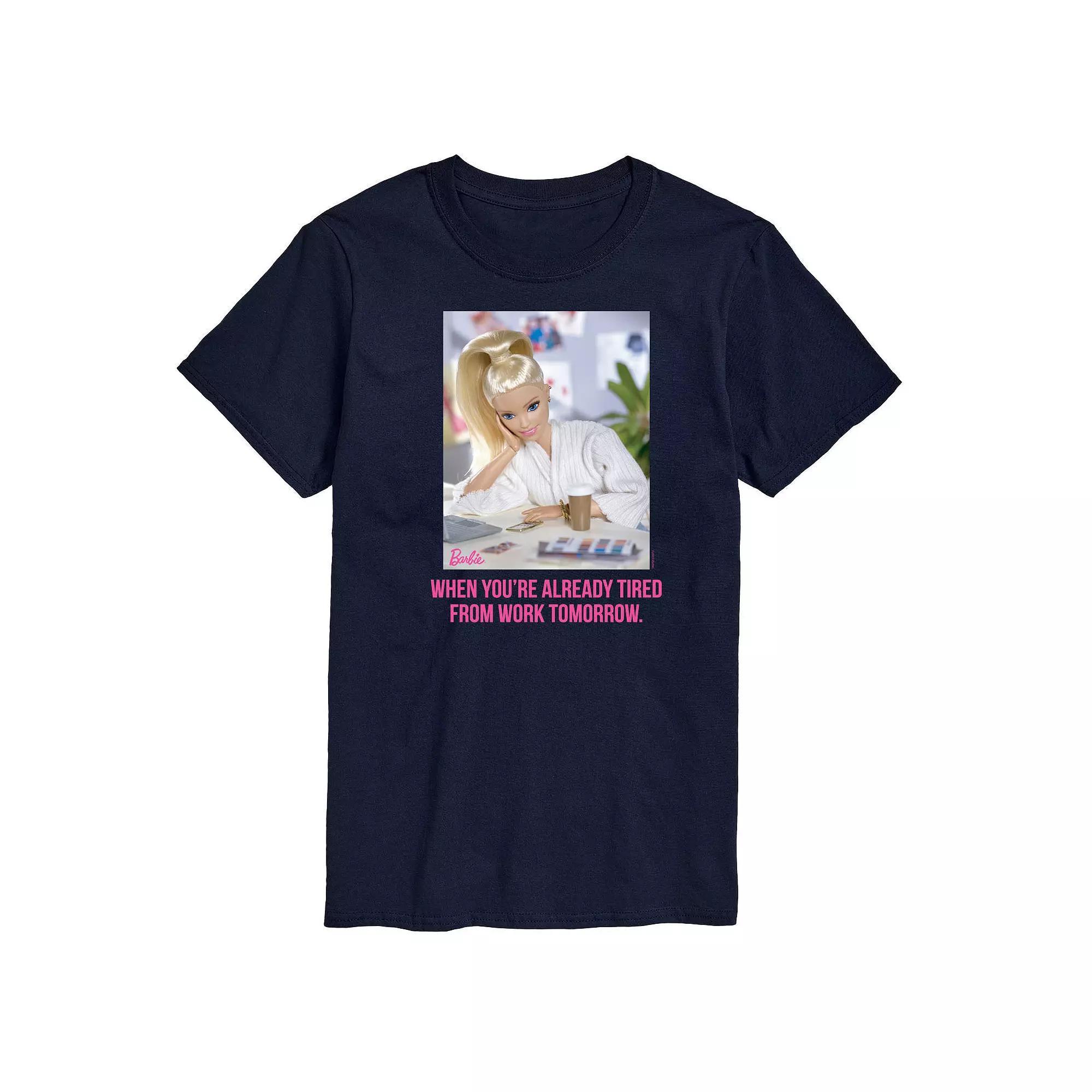 Mens Barbie Already Tired Work Tee Product Image