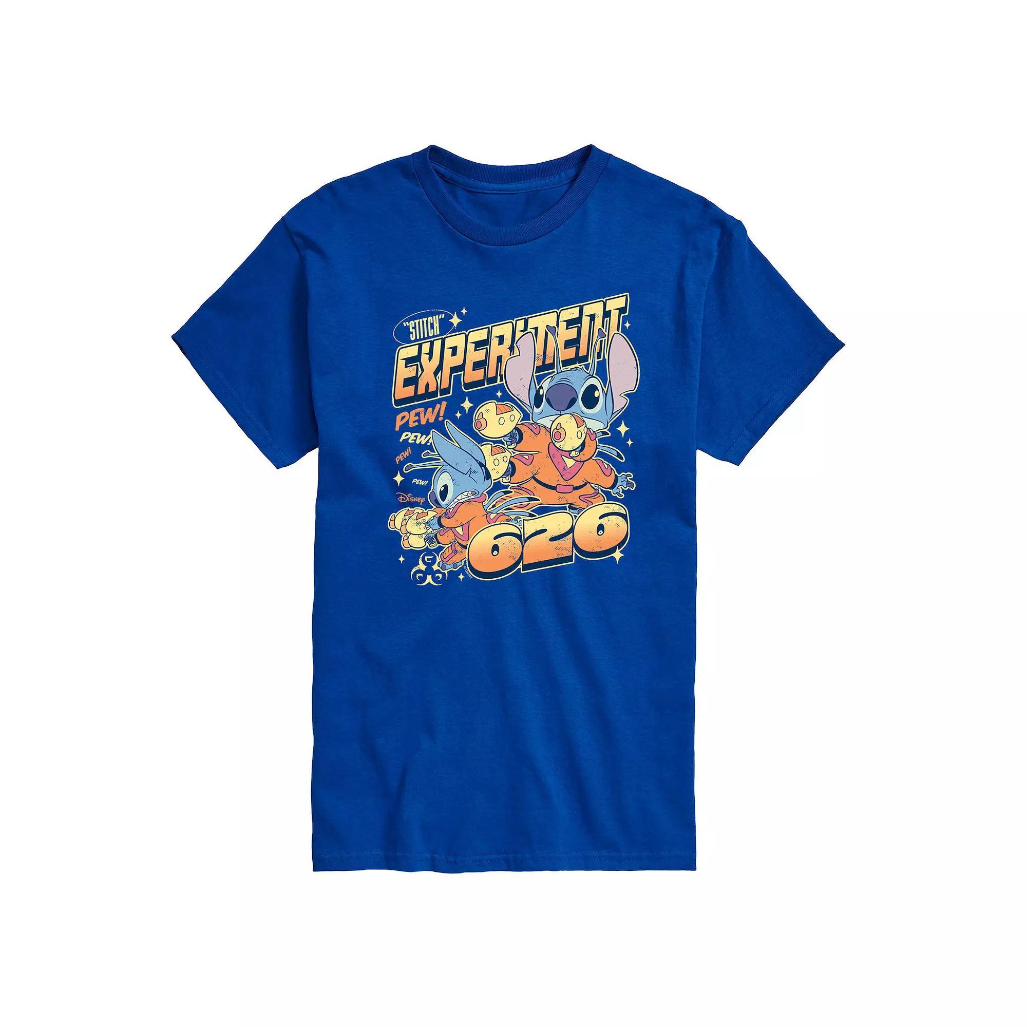Disney's Lilo & Stitch Men's Experiment 626 Graphic Tee, Size: XL, Grey Gray Product Image