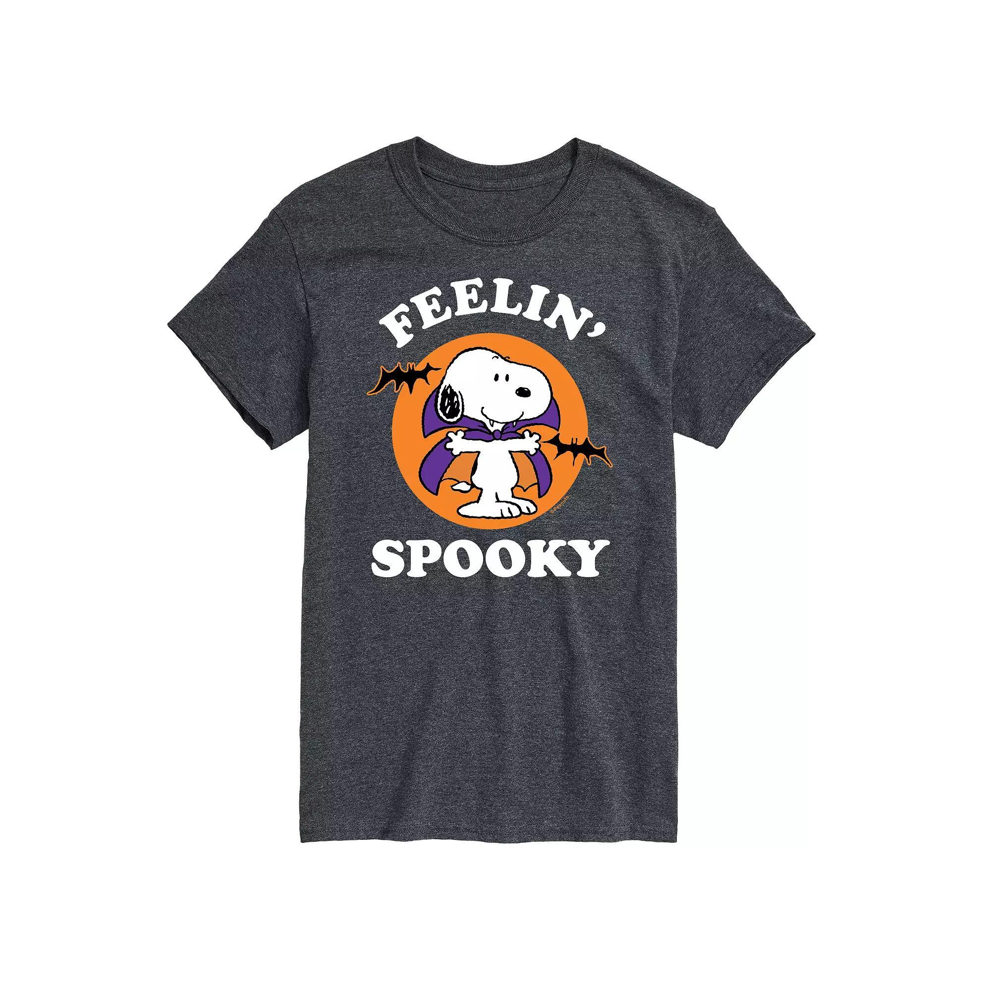 Big & Tall Peanuts Feelin Spooky Tee, Mens Product Image