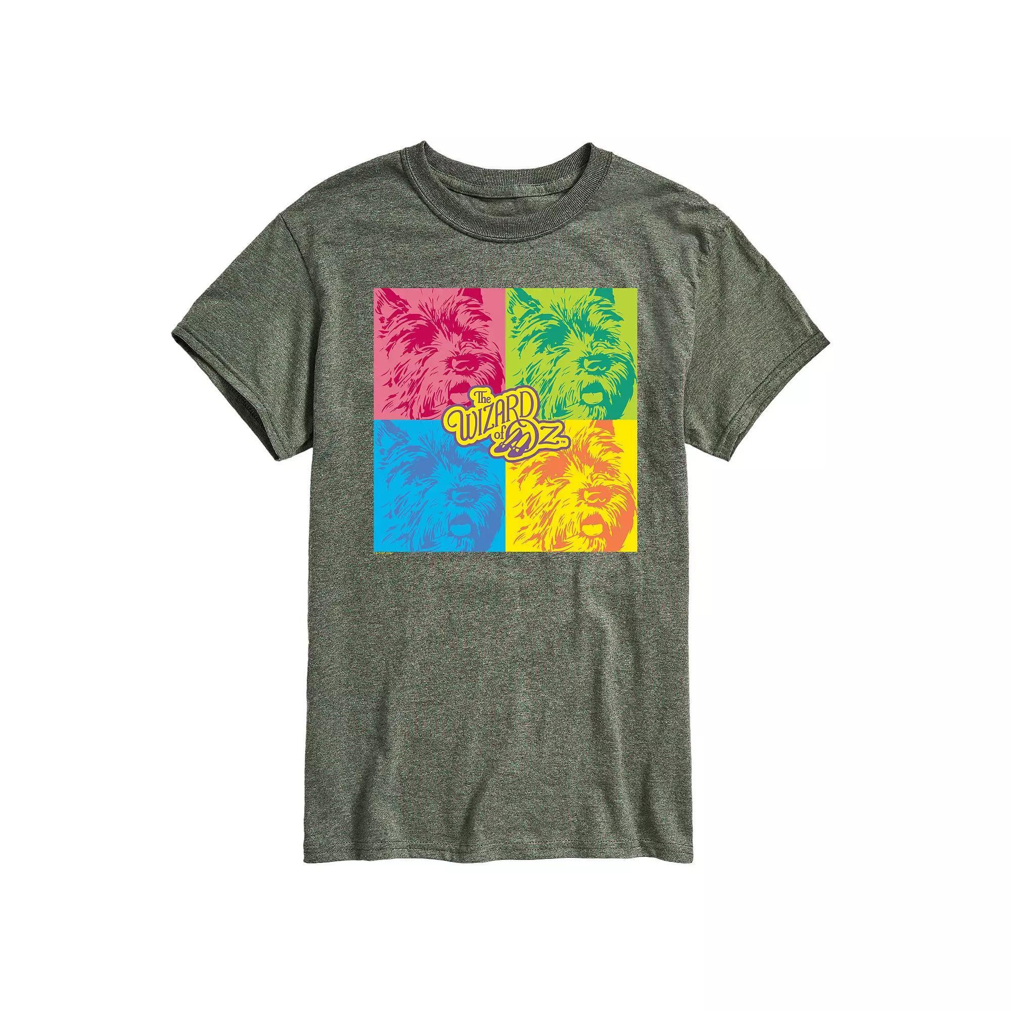 Mens Wizard Of Oz Toto Grid Graphic Tee Product Image