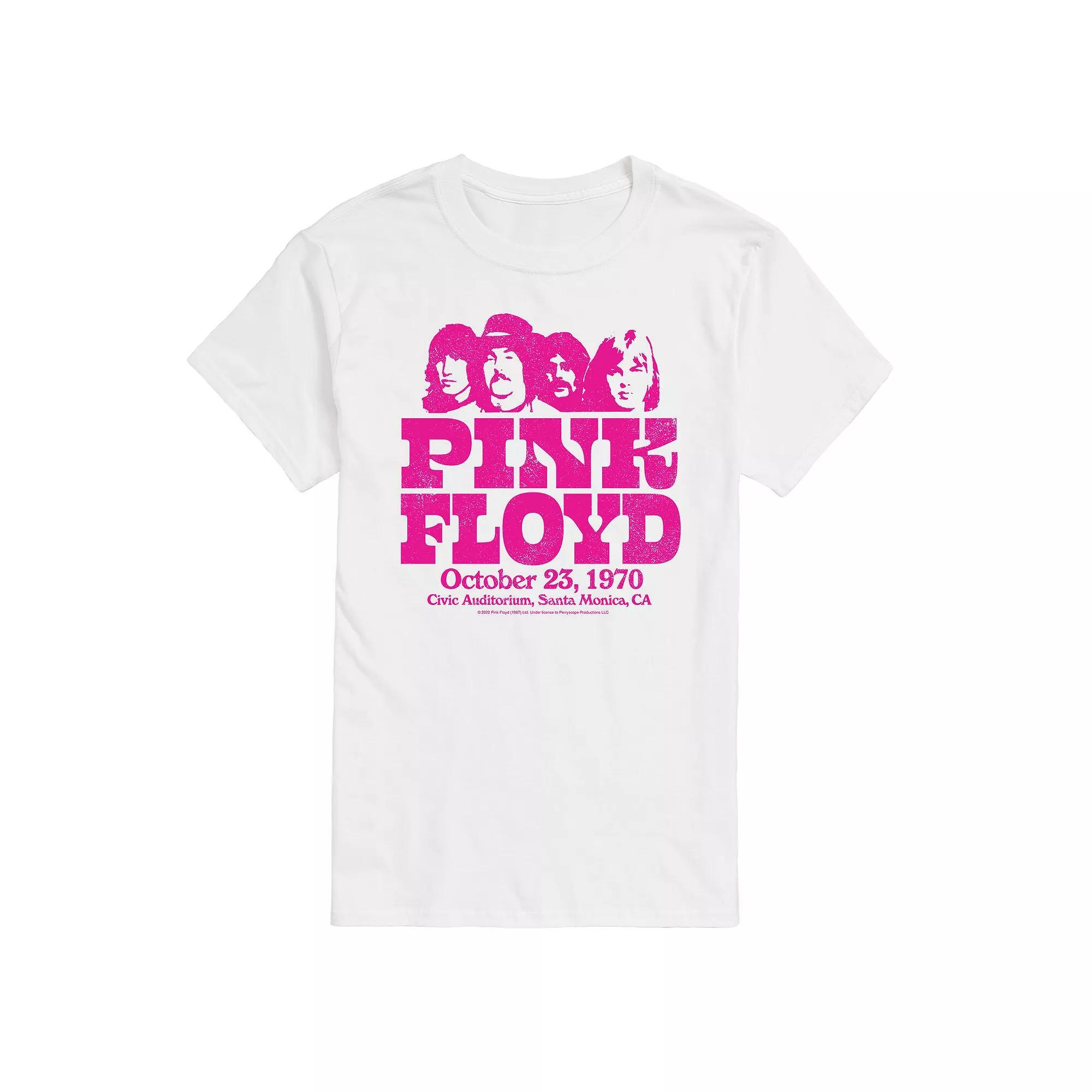 Big & Tall Pink Floyd 1970 Tee, Men's, Size: 4XB, White Product Image