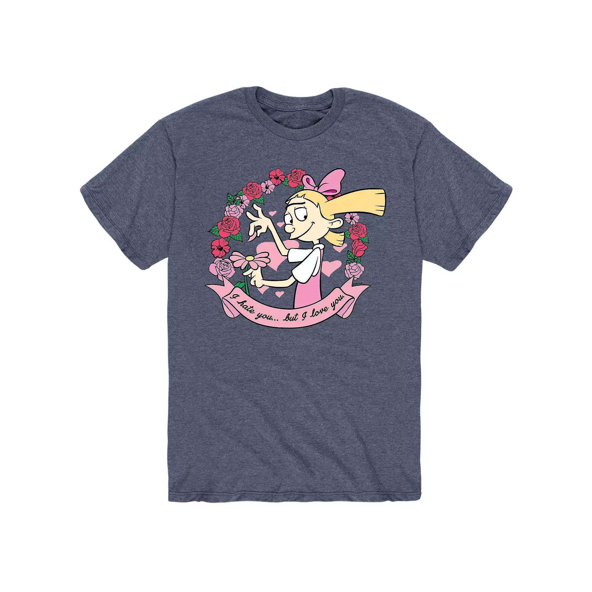 Mens Hey Arnold! Valentines I Love You Tee Product Image