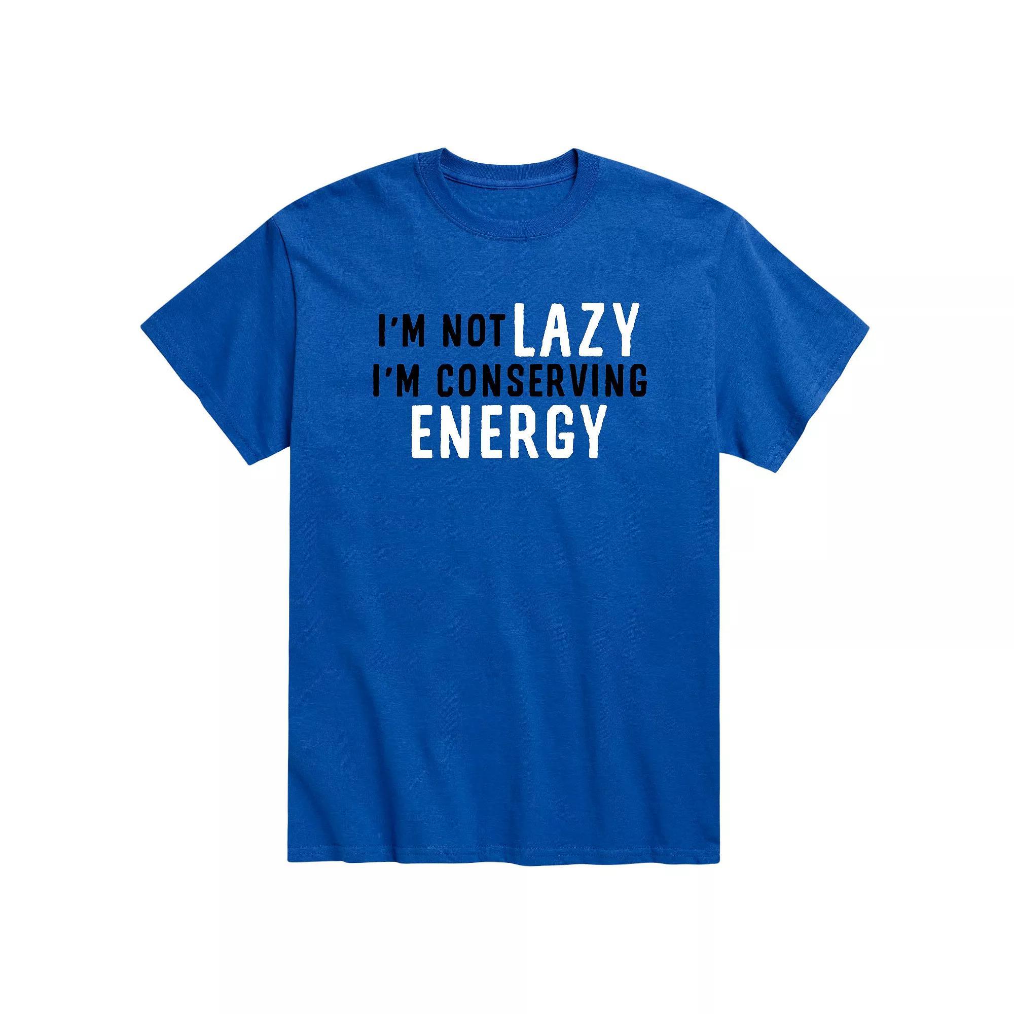 Mens Im Not Lazy Tee Product Image