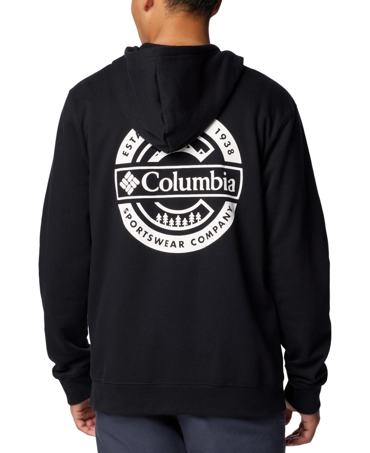 Men's Columbia Trek Graphic Fleece Hoodie, Size: XXL, Delta Tree Product Image