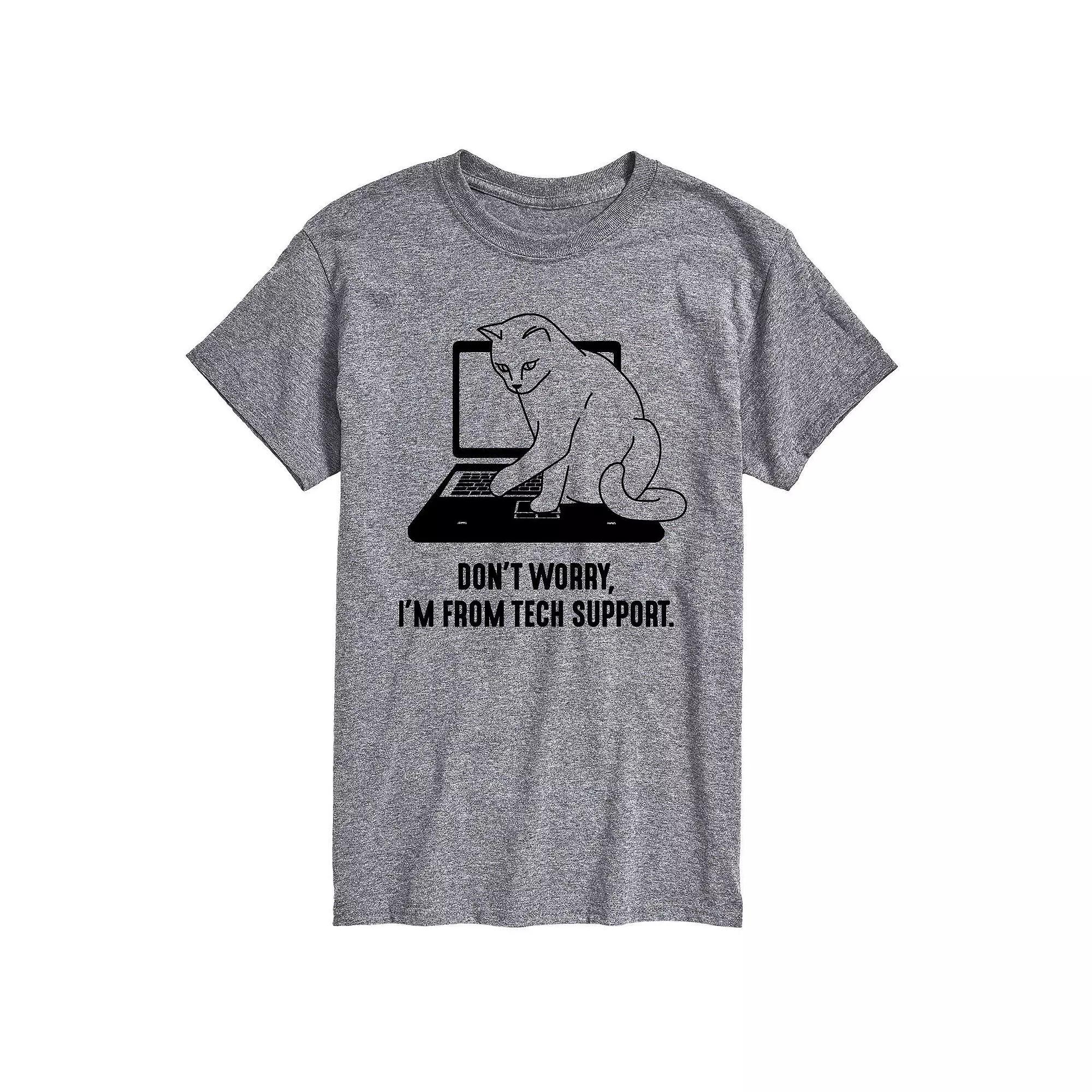 Big & Tall Im From Tech Support Tee, Mens Product Image