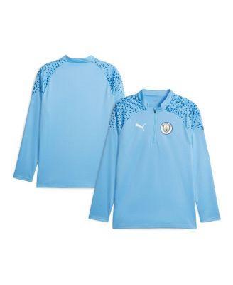 Mens Puma Sky Blue Manchester City 2023/24 Quarter-Zip Training Top - Sky Blue Product Image