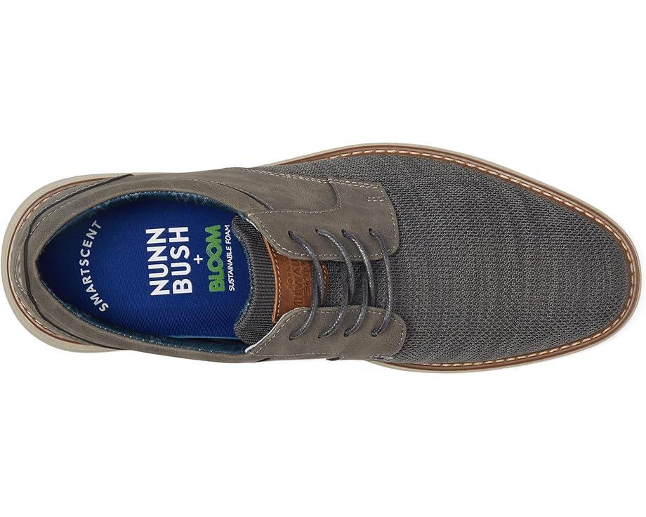Men's Nunn Bush Chase Knit Plain Toe Oxford Lightweight Breathable Versatile Lace Up Product Image
