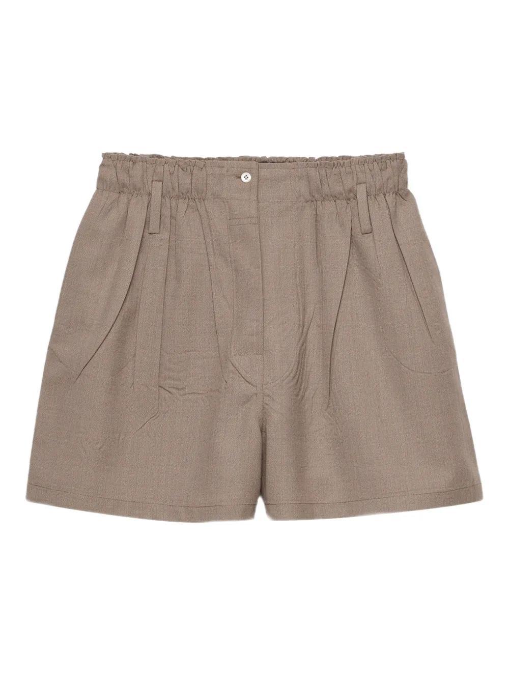 mouliné wool shorts Product Image